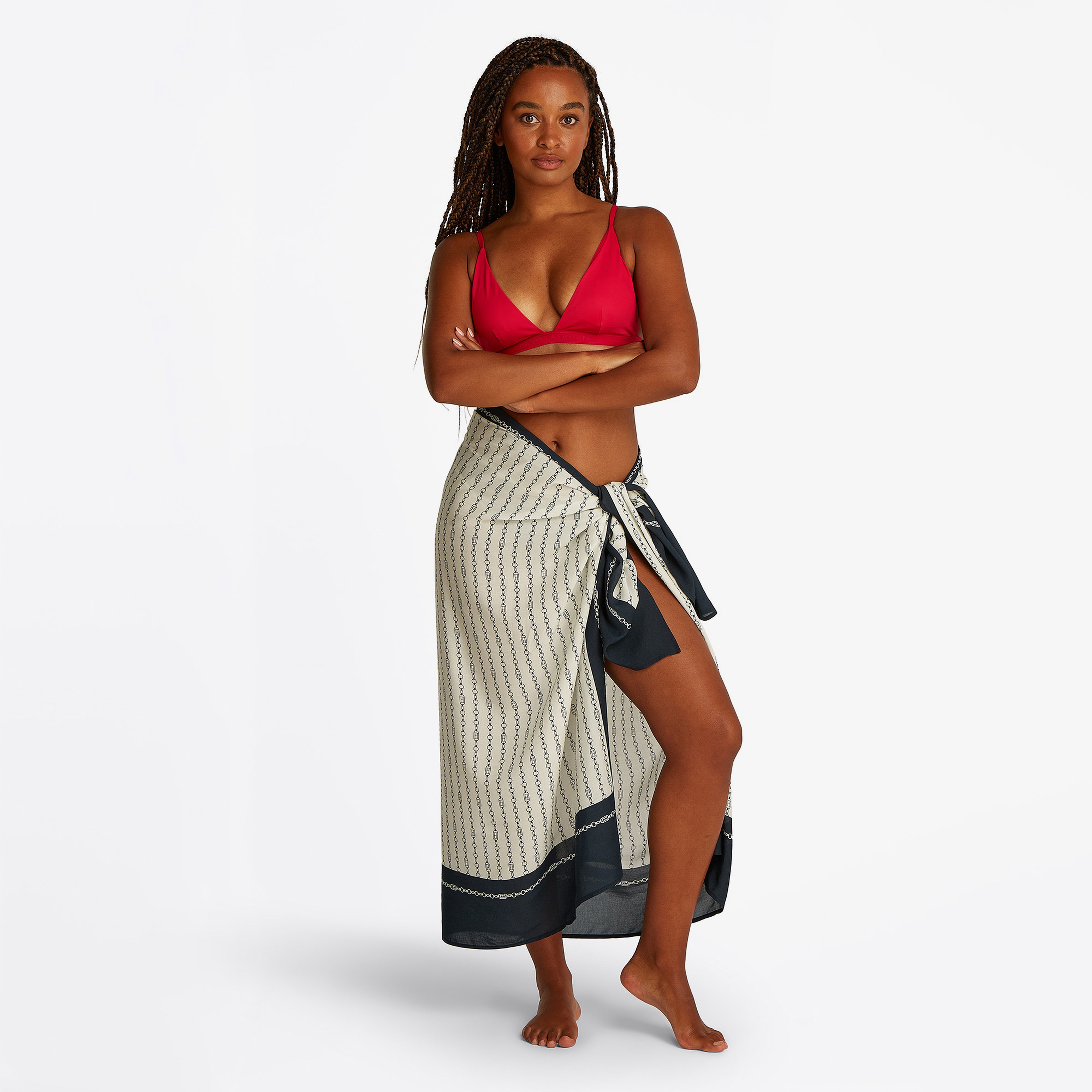 Tommy Hilfiger Triangle Fixed Rp Kadın Pembe Bikini Üstü