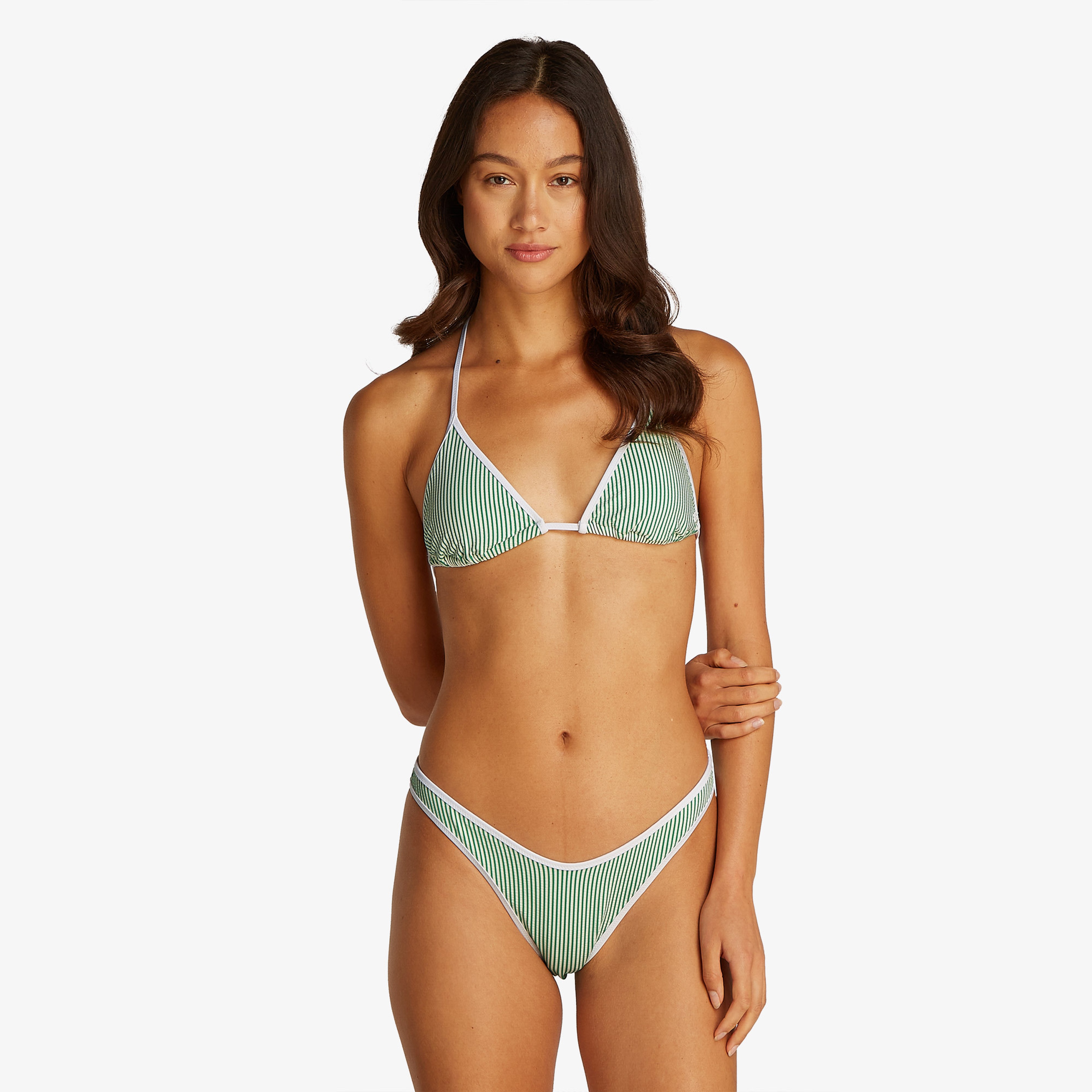 Tommy Hilfiger Üçgen Kadın Yeşil Bikini Üstü