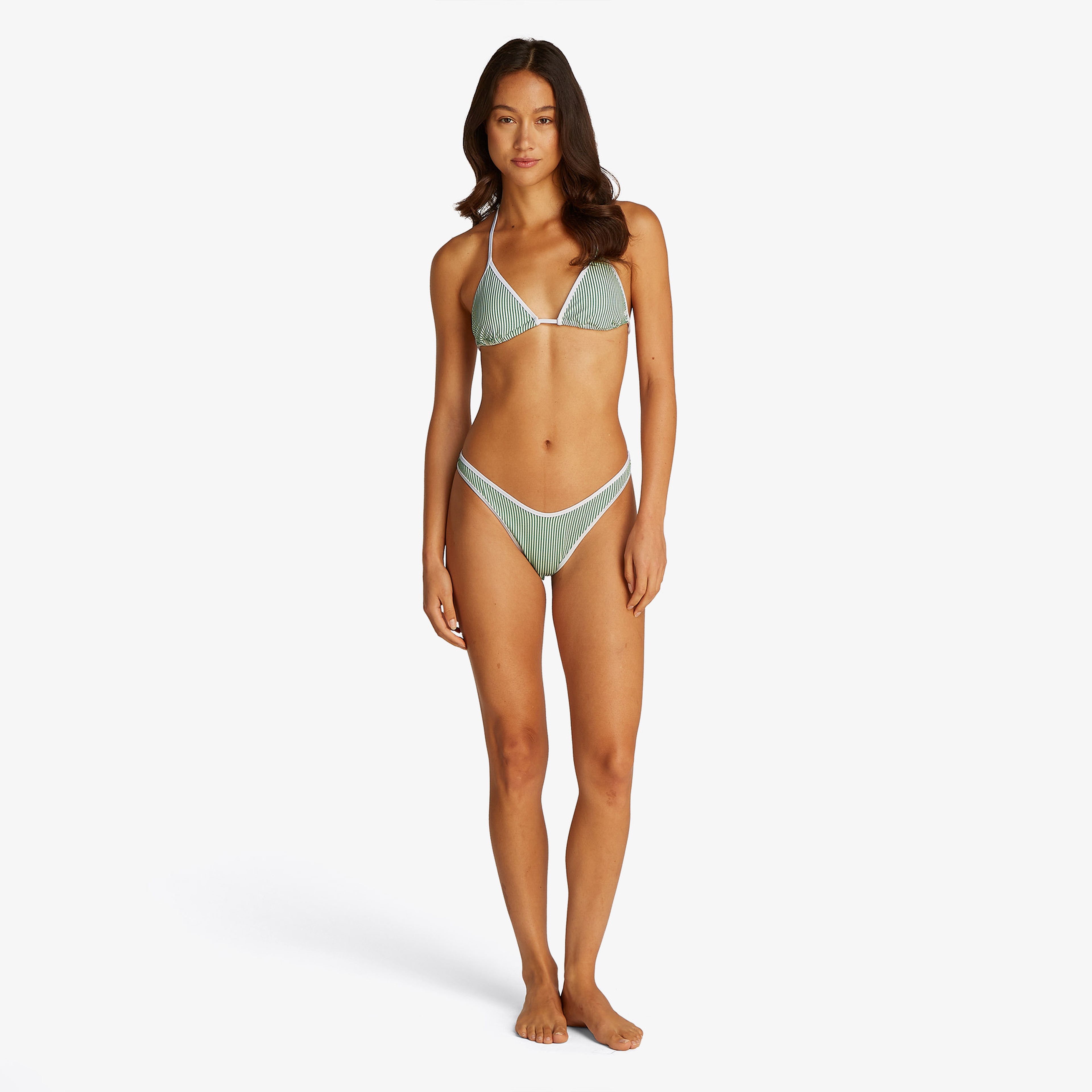 Tommy Hilfiger Üçgen Kadın Yeşil Bikini Üstü