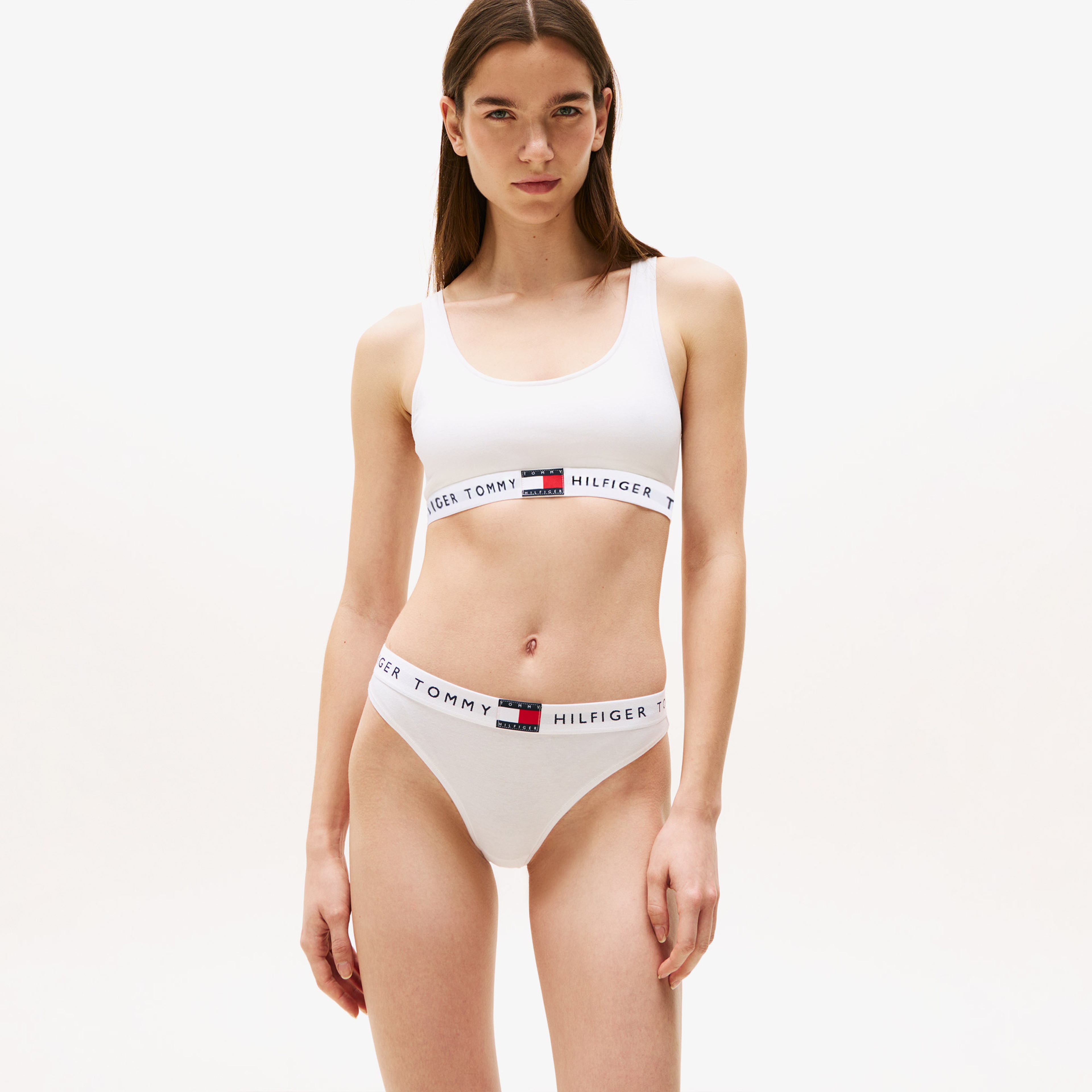 Tommy Hilfiger Unlined Kadın Beyaz Bra