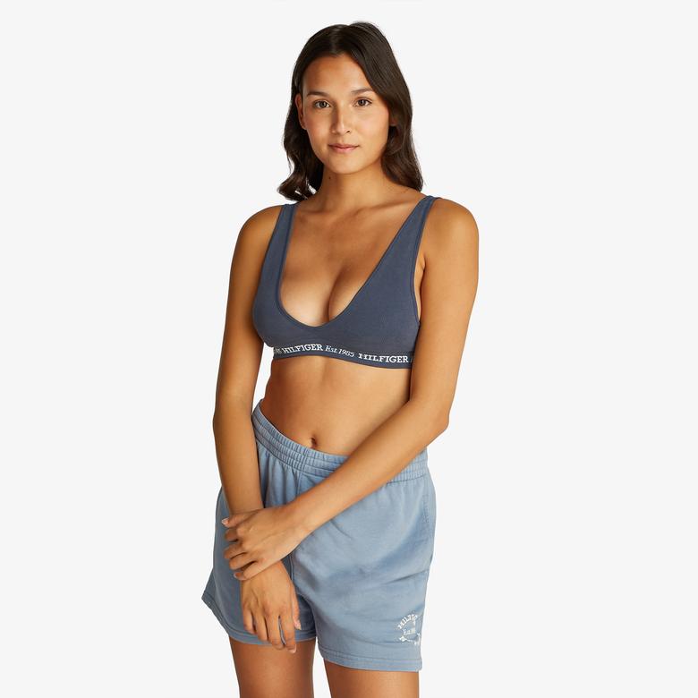 Tommy Hilfiger Rp Triangle Kadın Lacivert Bra