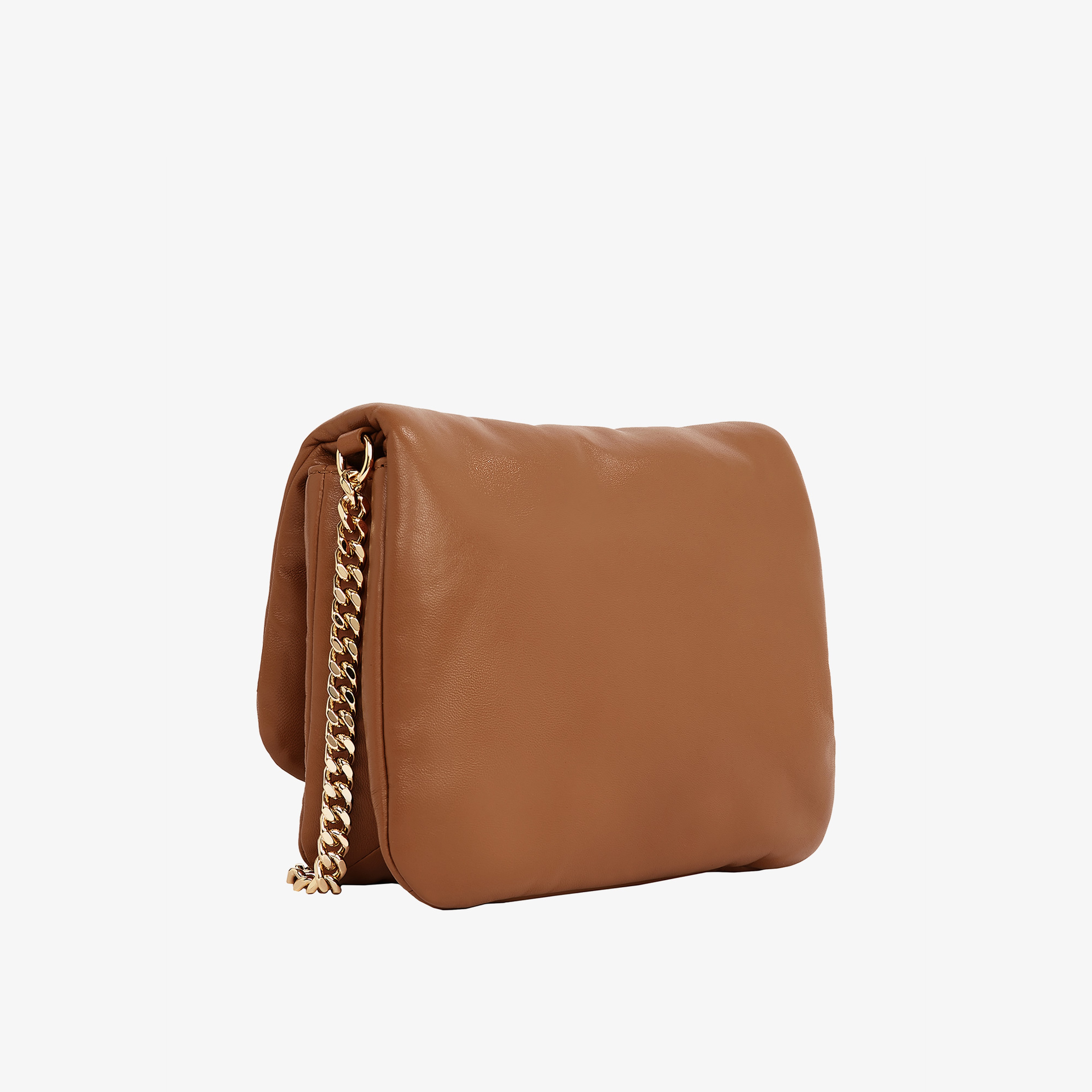 Tommy Hilfiger Soft Leather Crossover Kadın Kahverengi El Çantası