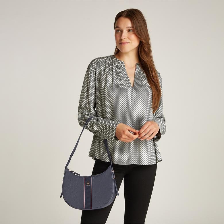 Tommy Hilfiger Legacy Kadın Lacivert El Çantası