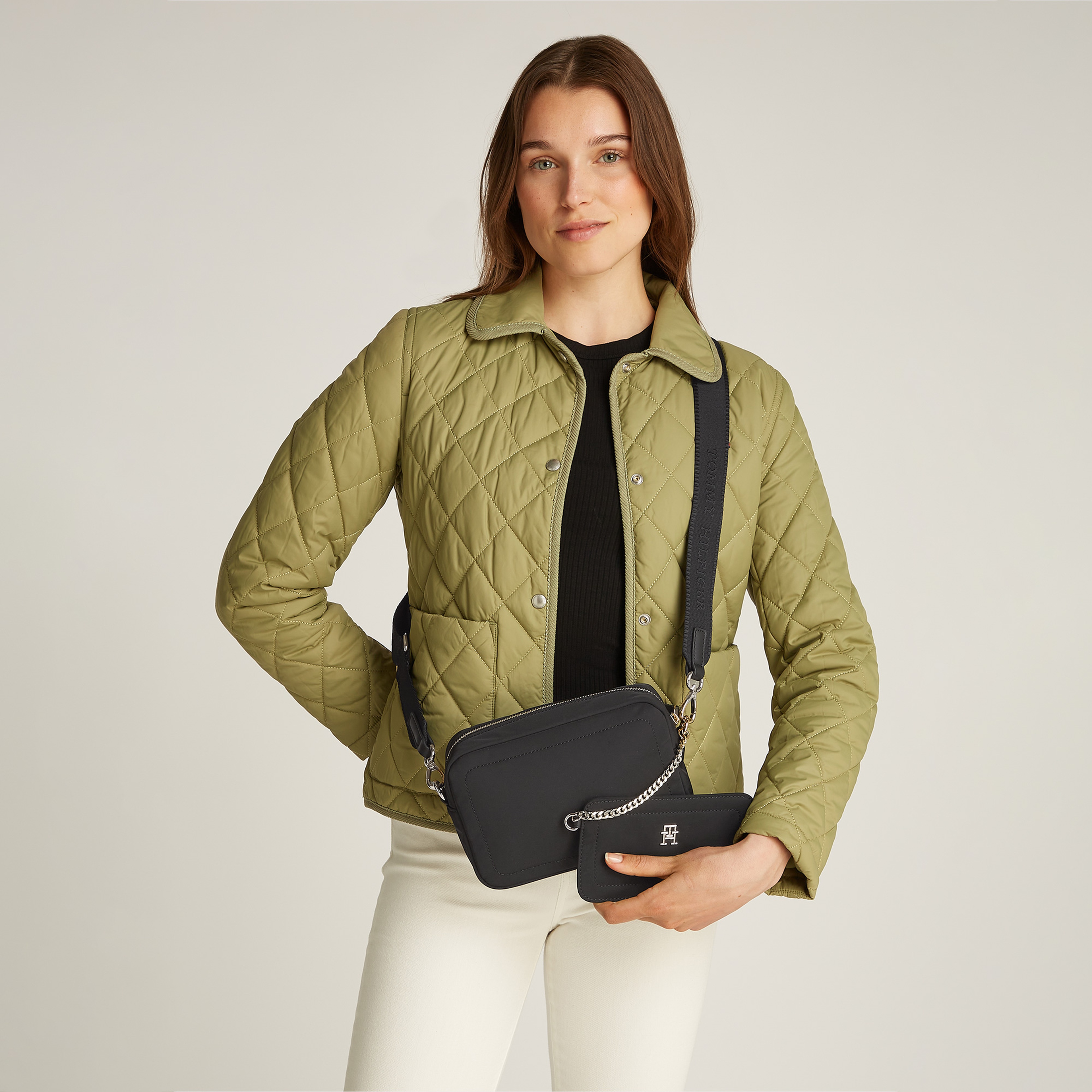 Tommy Hilfiger Spring Kadın Siyah El Çantası