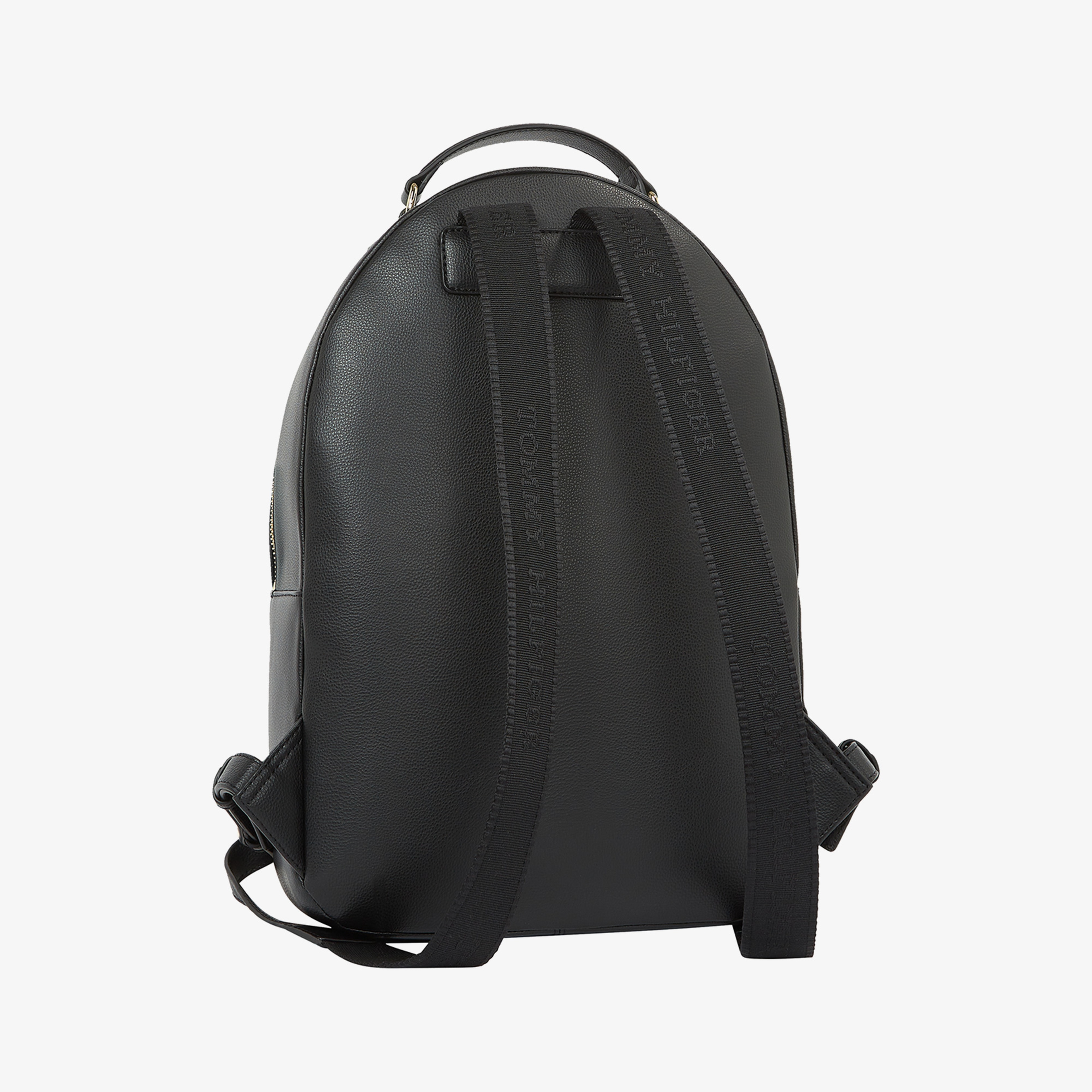 Tommy Hilfiger Soft Logotape Kadın Siyah Sırt Çantası