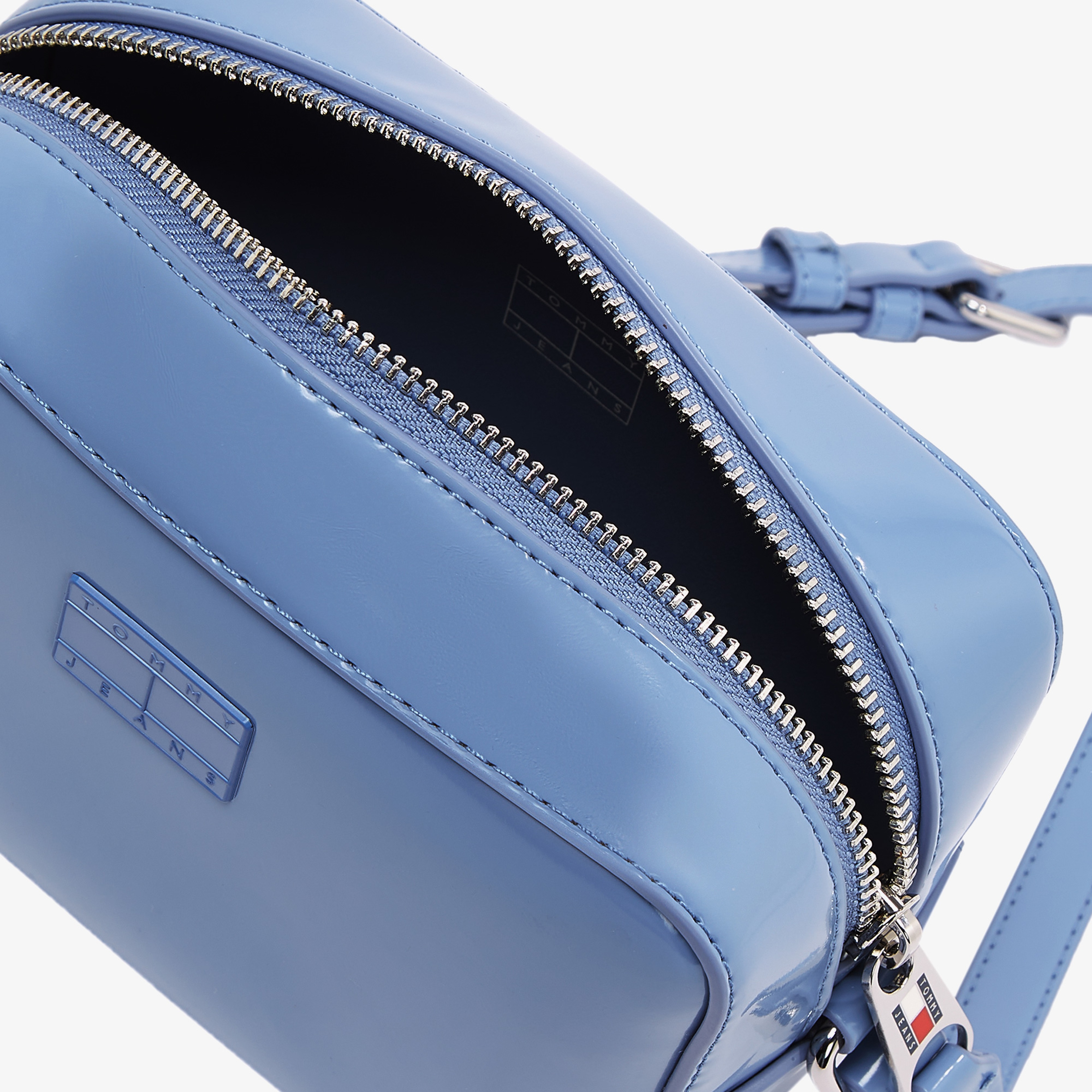 Tommy Hilfiger Ess Must Box Pu Kadın Mavi El Çantası