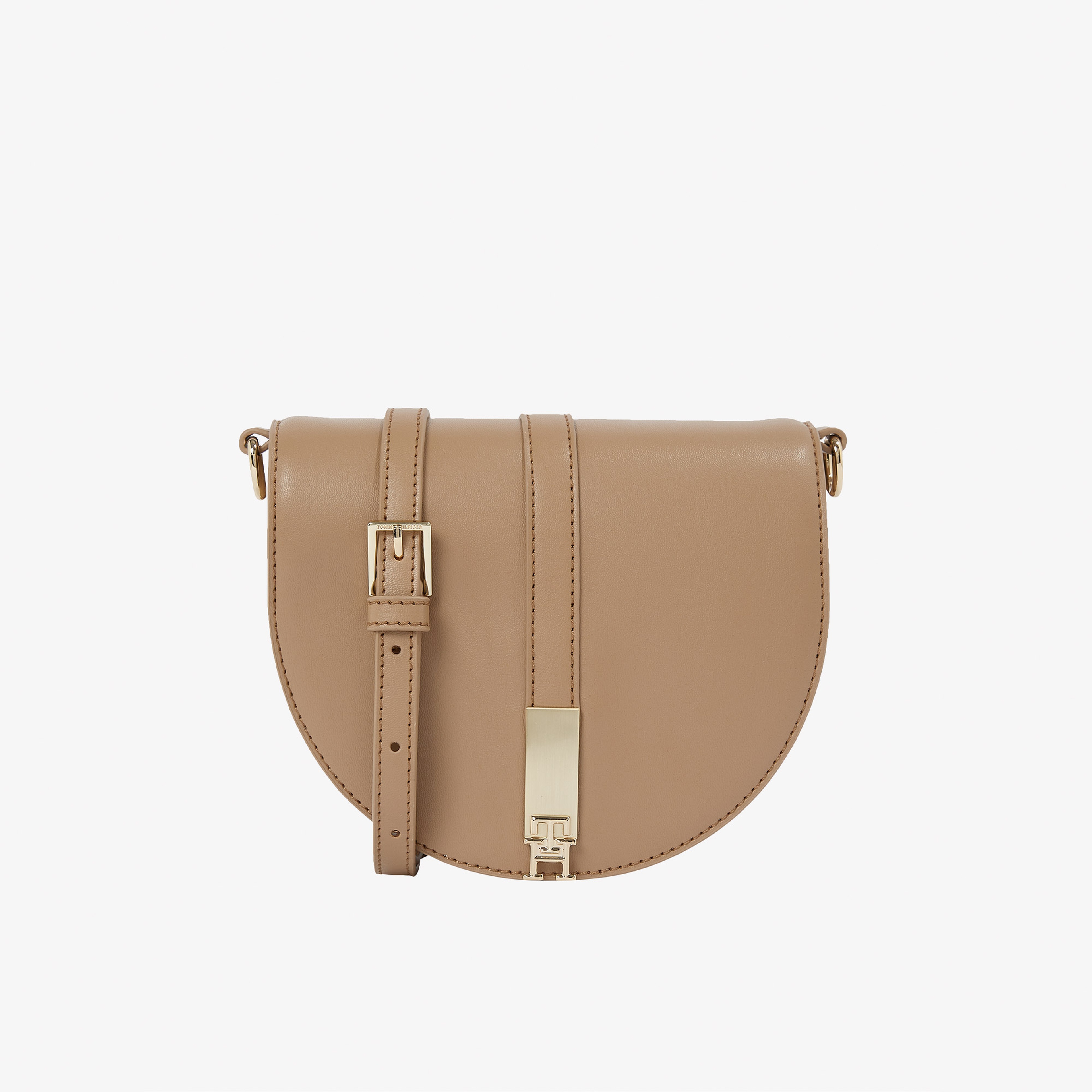 Tommy Hilfiger Heritage Saddle Kadın Kahverengi El Çantası