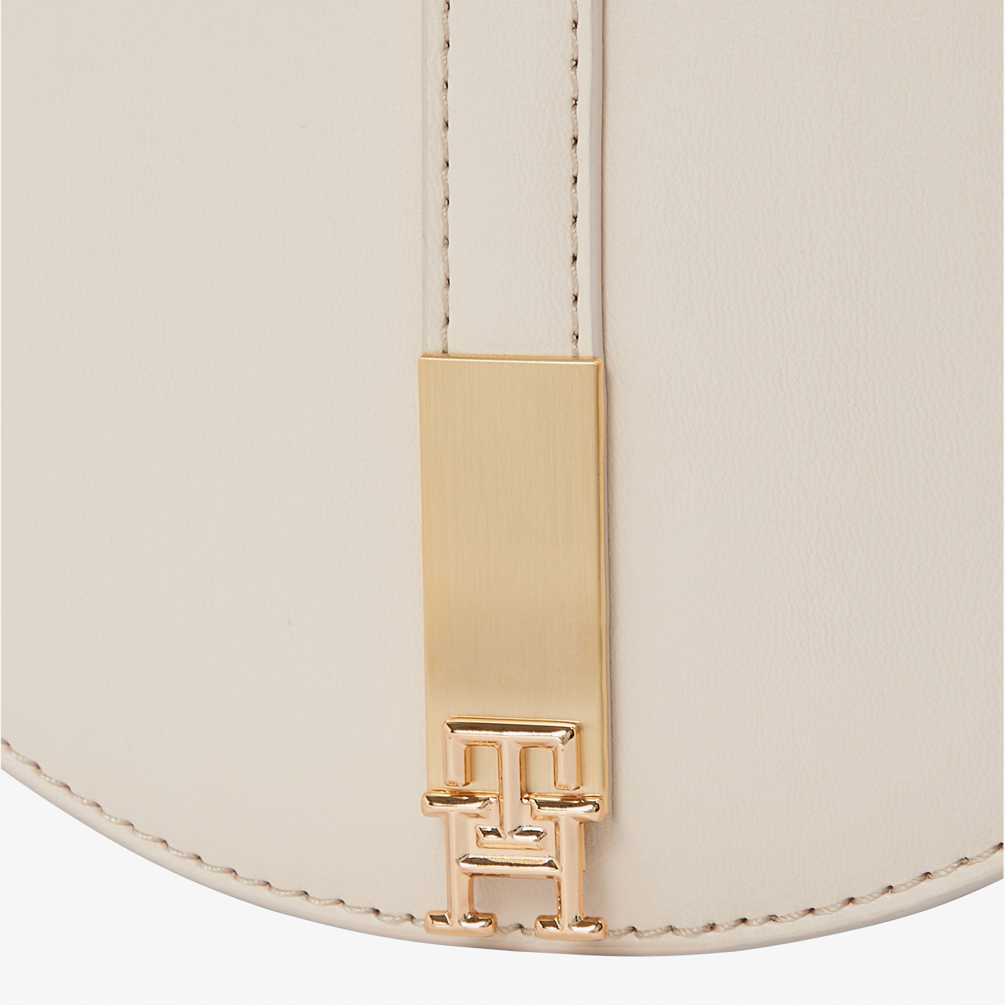 Tommy Hilfiger Heritage Saddle Kadın Bej El Çantası