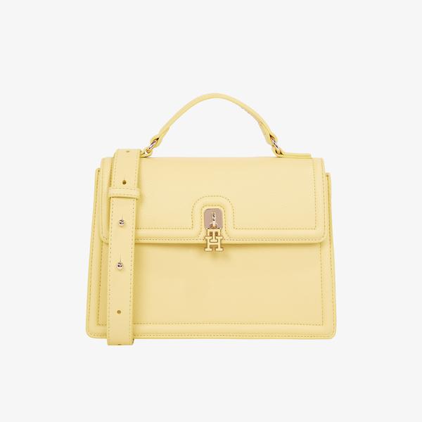 Tommy Hilfiger Eternity Mini Satchel Kadın Sarı El Çantası