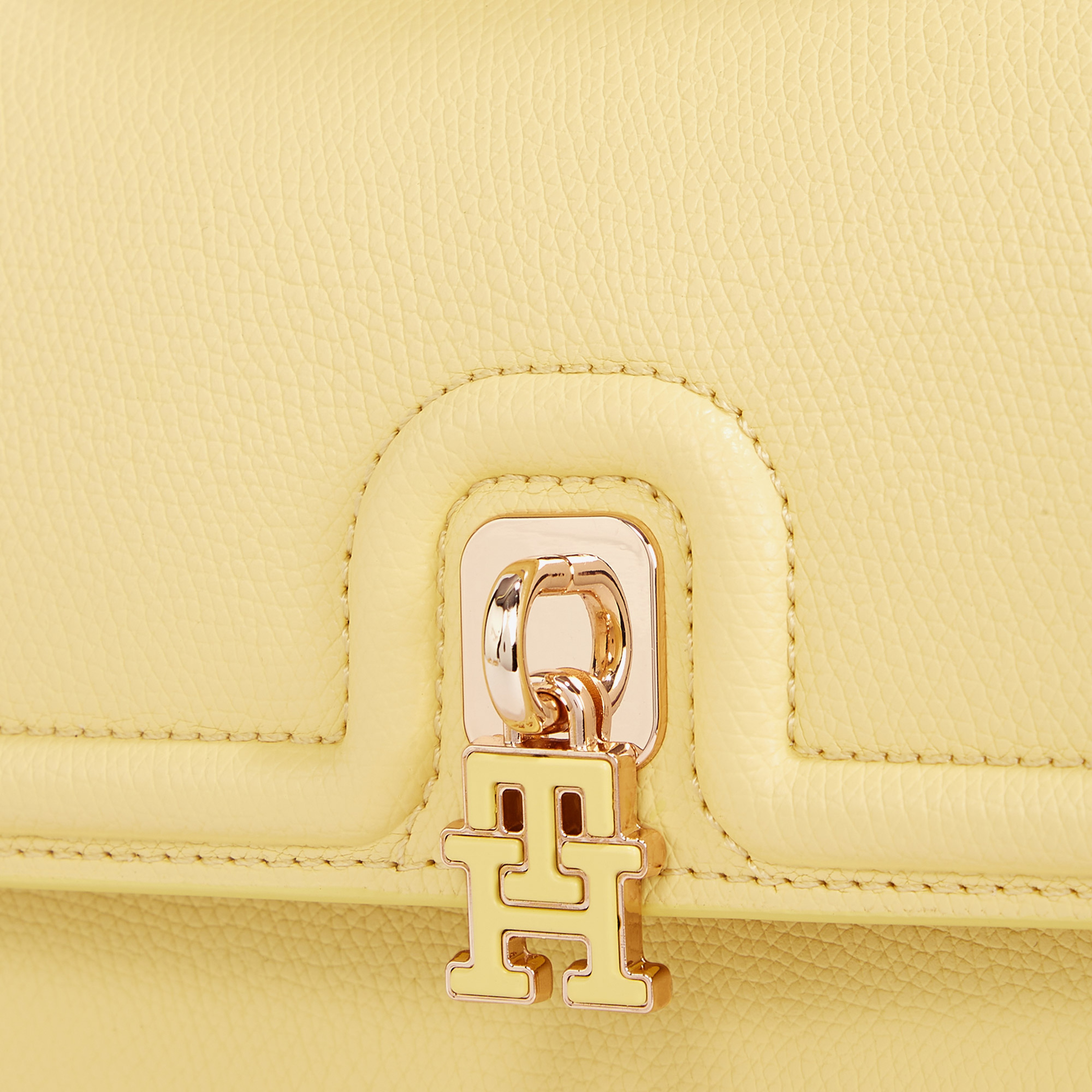 Tommy Hilfiger Eternity Mini Satchel Kadın Sarı El Çantası