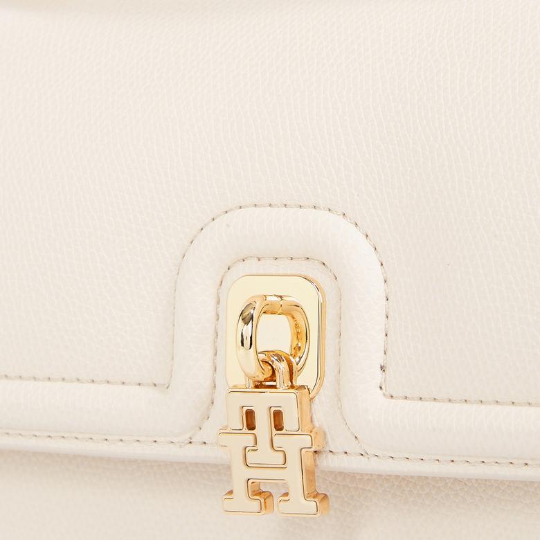 Tommy Hilfiger Eternity Mini Satchel Kadın Bej El Çantası