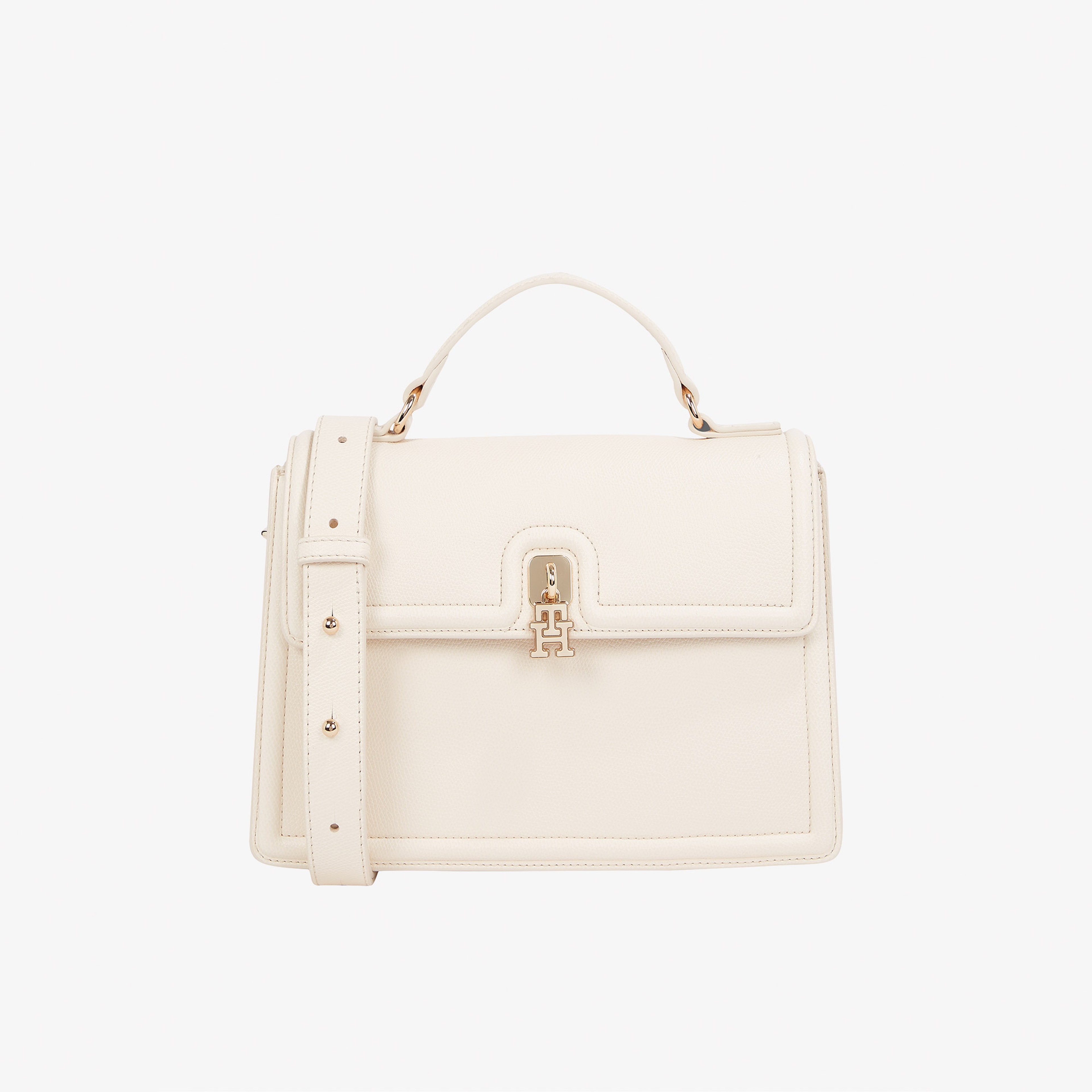 Tommy Hilfiger Eternity Mini Satchel Kadın Bej El Çantası