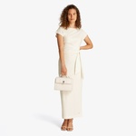 Tommy Hilfiger Eternity Mini Satchel Kadın Bej El Çantası