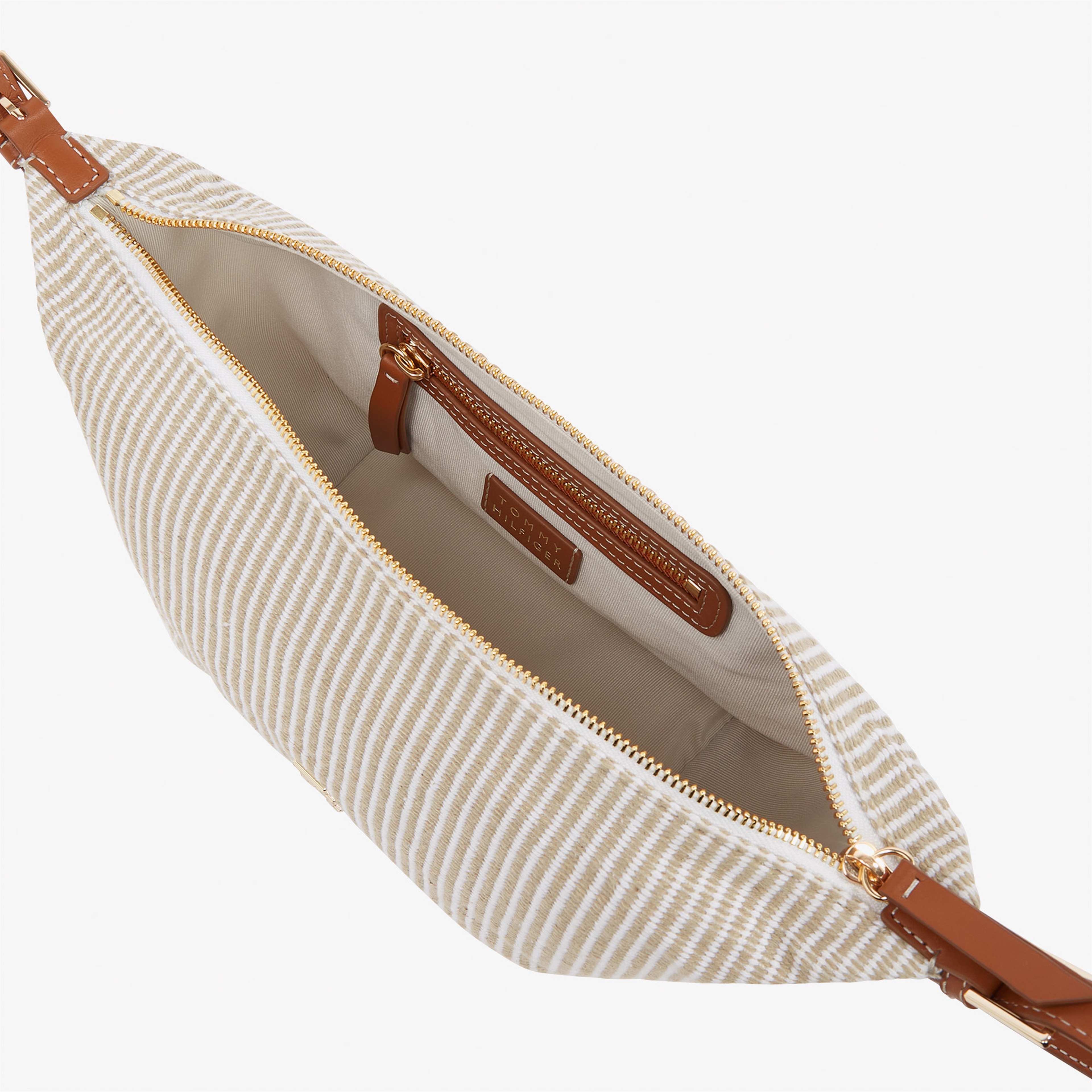 Tommy Hilfiger Premium Beach Sling Bag Kadın Bej El Çantası