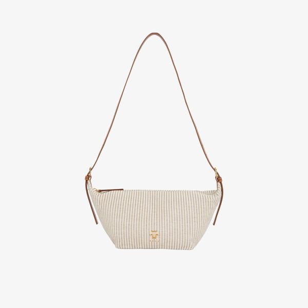 Tommy Hilfiger Premium Beach Sling Bag Kadın Bej El Çantası
