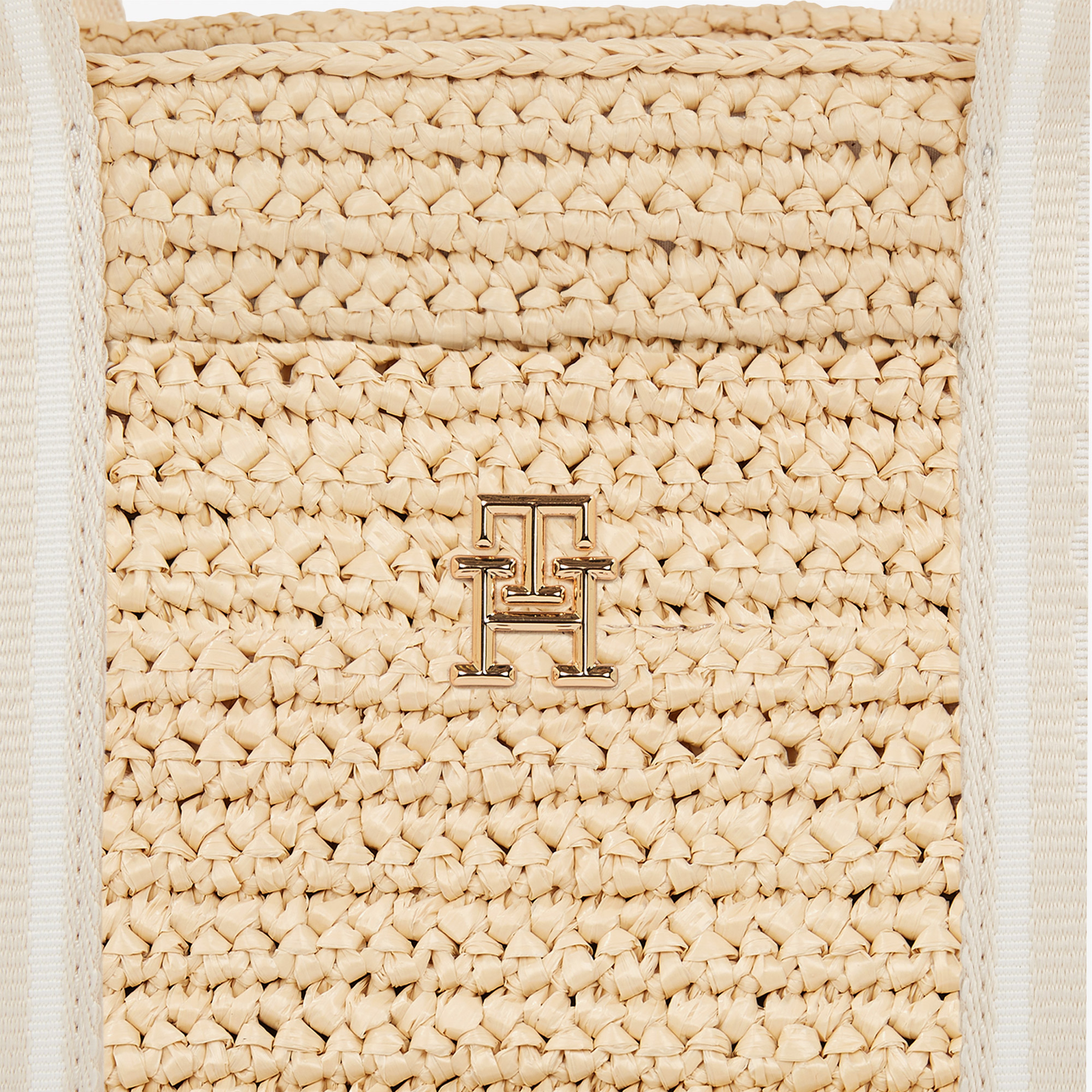 Tommy Hilfiger Spring Logo Mini Kadın Bej El Çantası