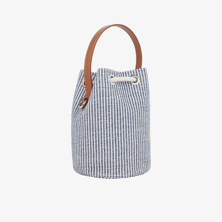 Tommy Hilfiger Premium Beach Bucket Kadın Mavi El Çantası