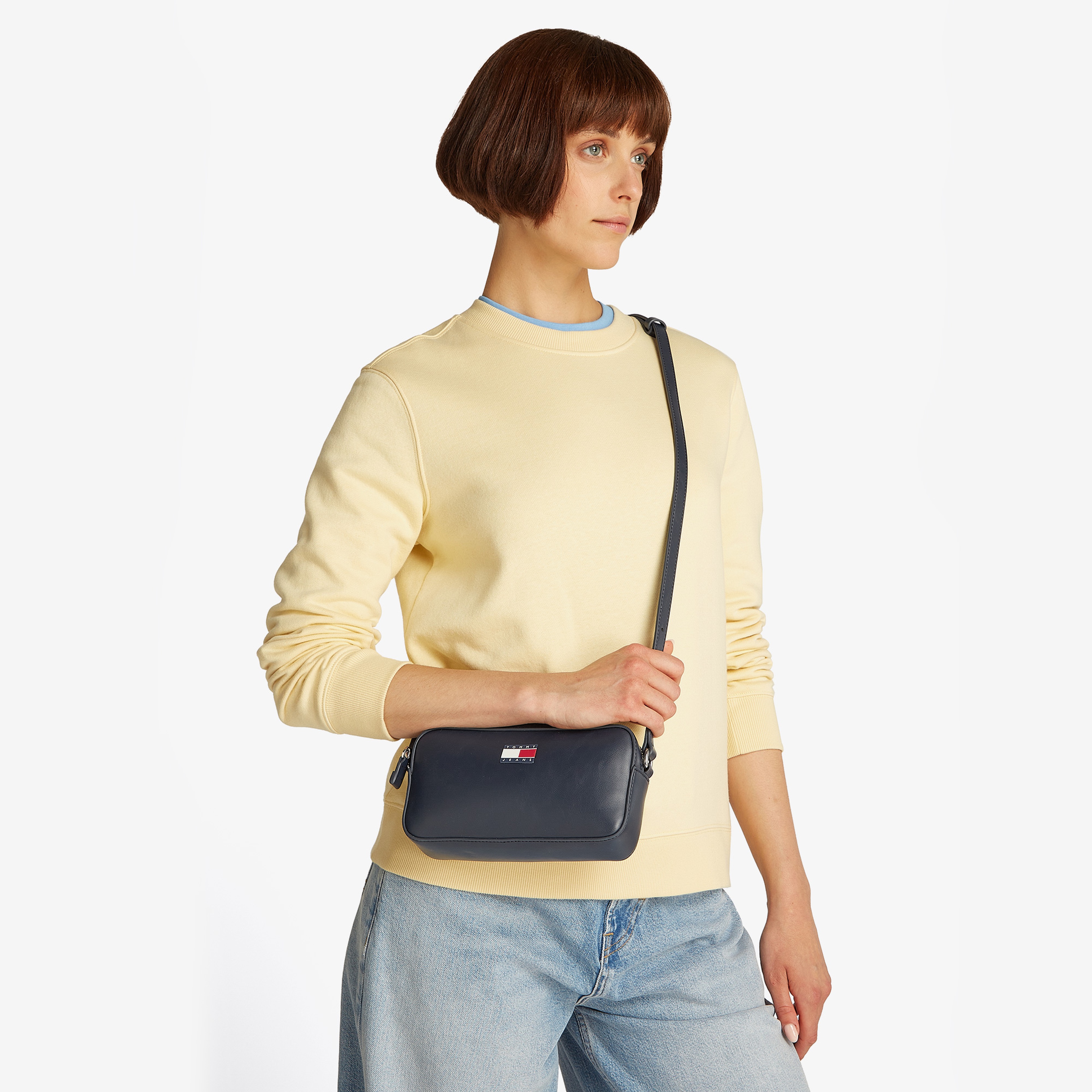 Tommy Hilfiger Ess Must Convertible Kadın Lacivert El Çantası