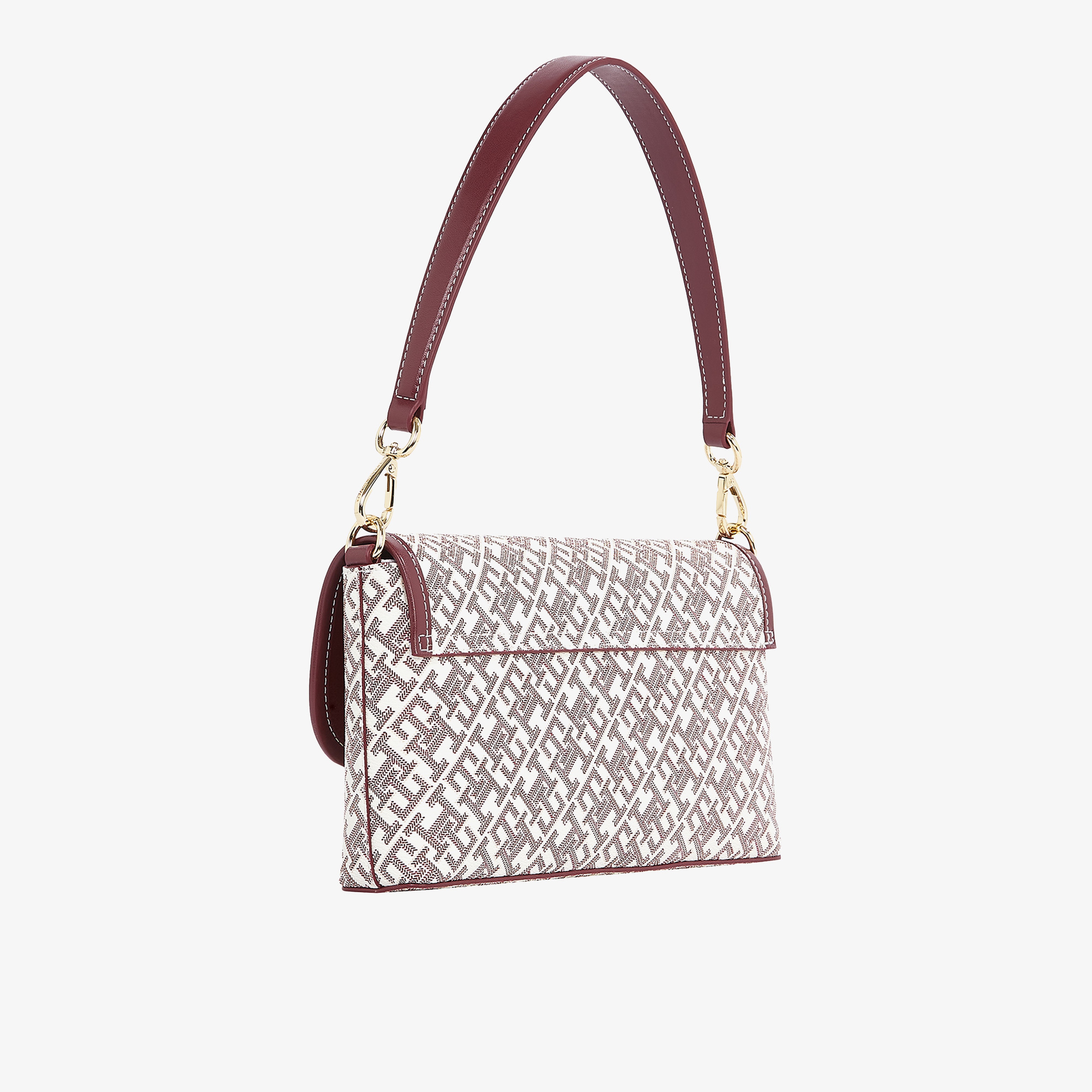 Tommy Hilfiger Monoplay Flap Crossover Kadın Kırmızı El Çantası