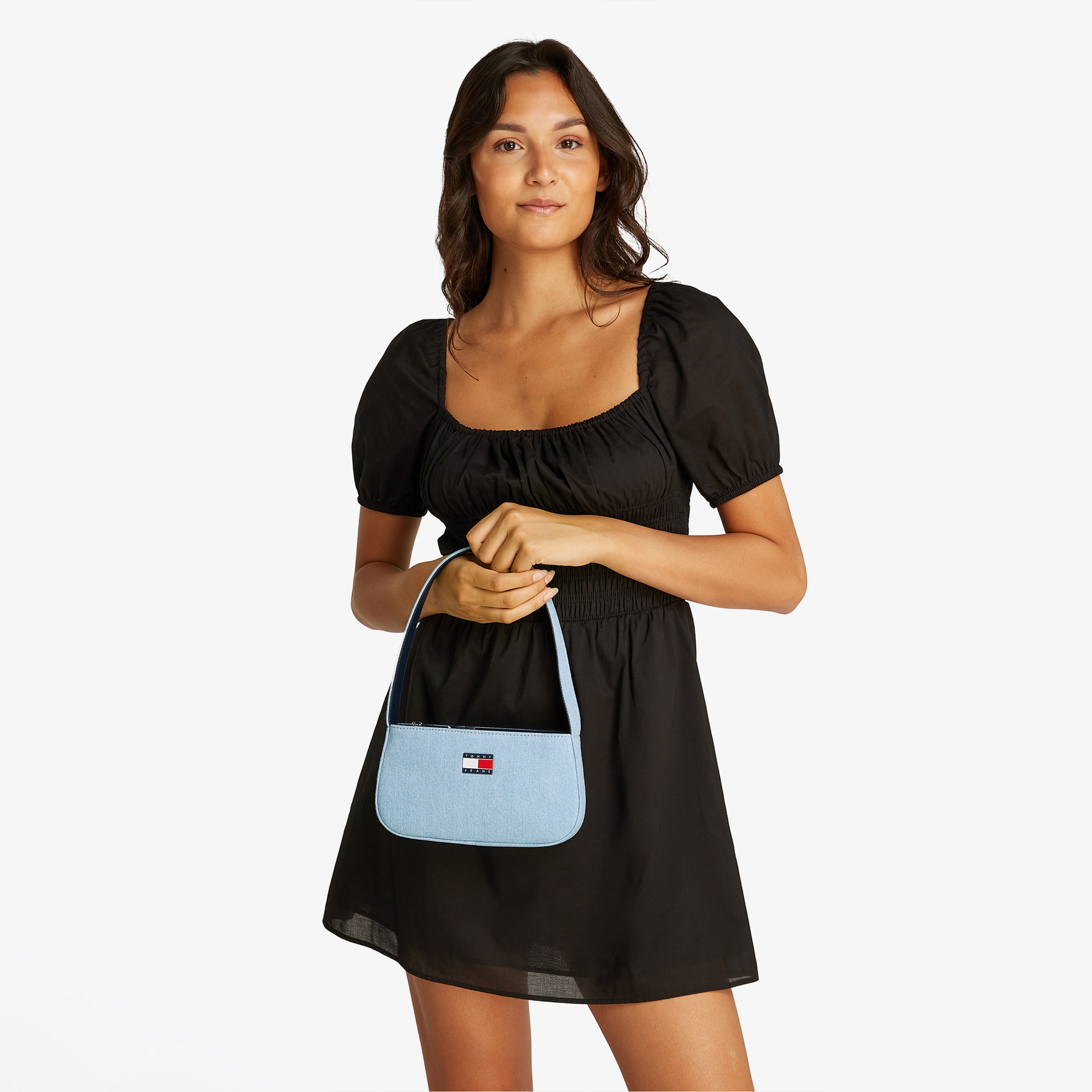 Tommy Hilfiger Must Denim Kadın Açık Mavi El Çantası