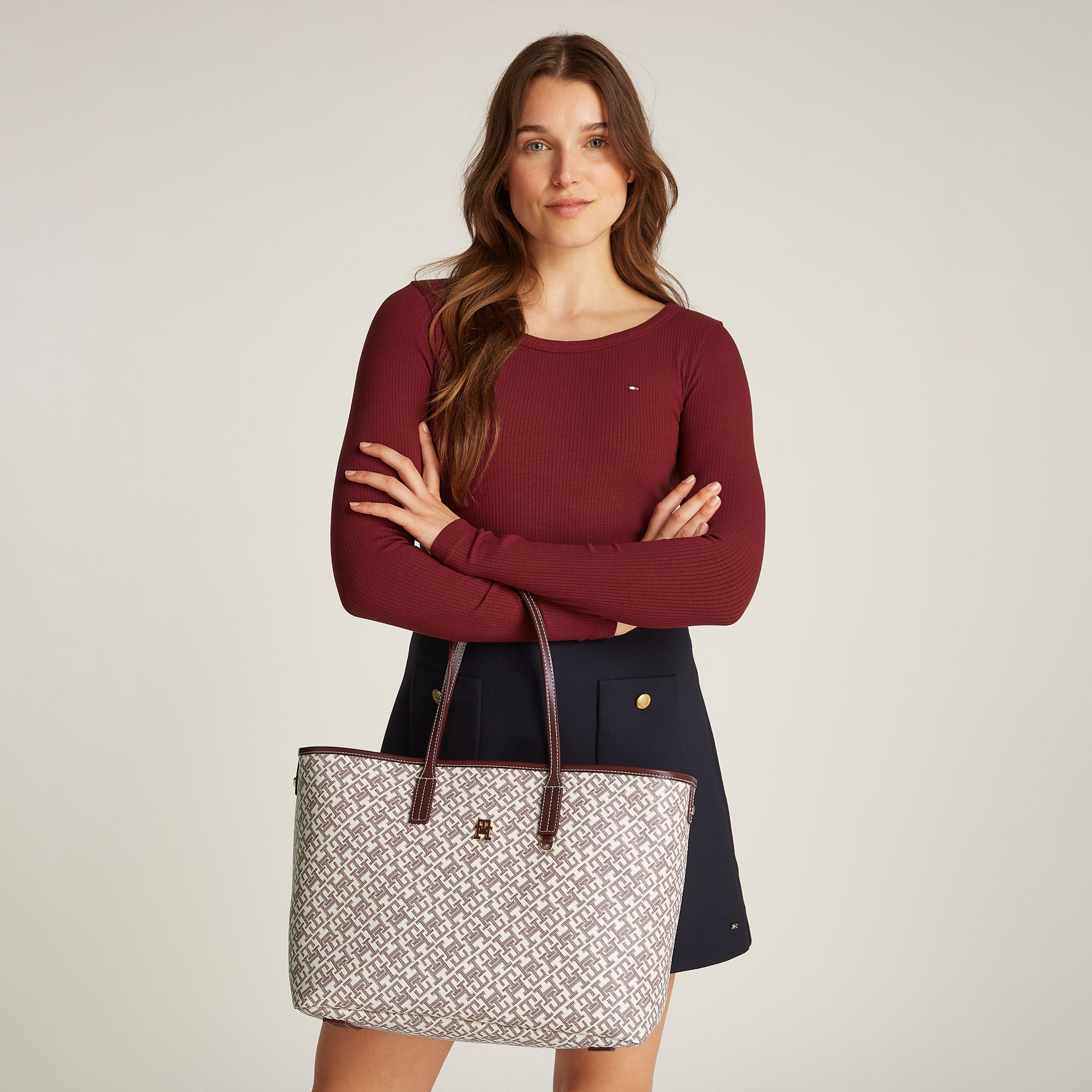 Tommy Hilfiger Kadın Kahverengi Çanta