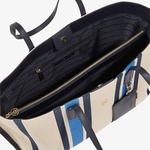 Tommy Hilfiger Distinct Canvas Kadın Lacivert El Çantası