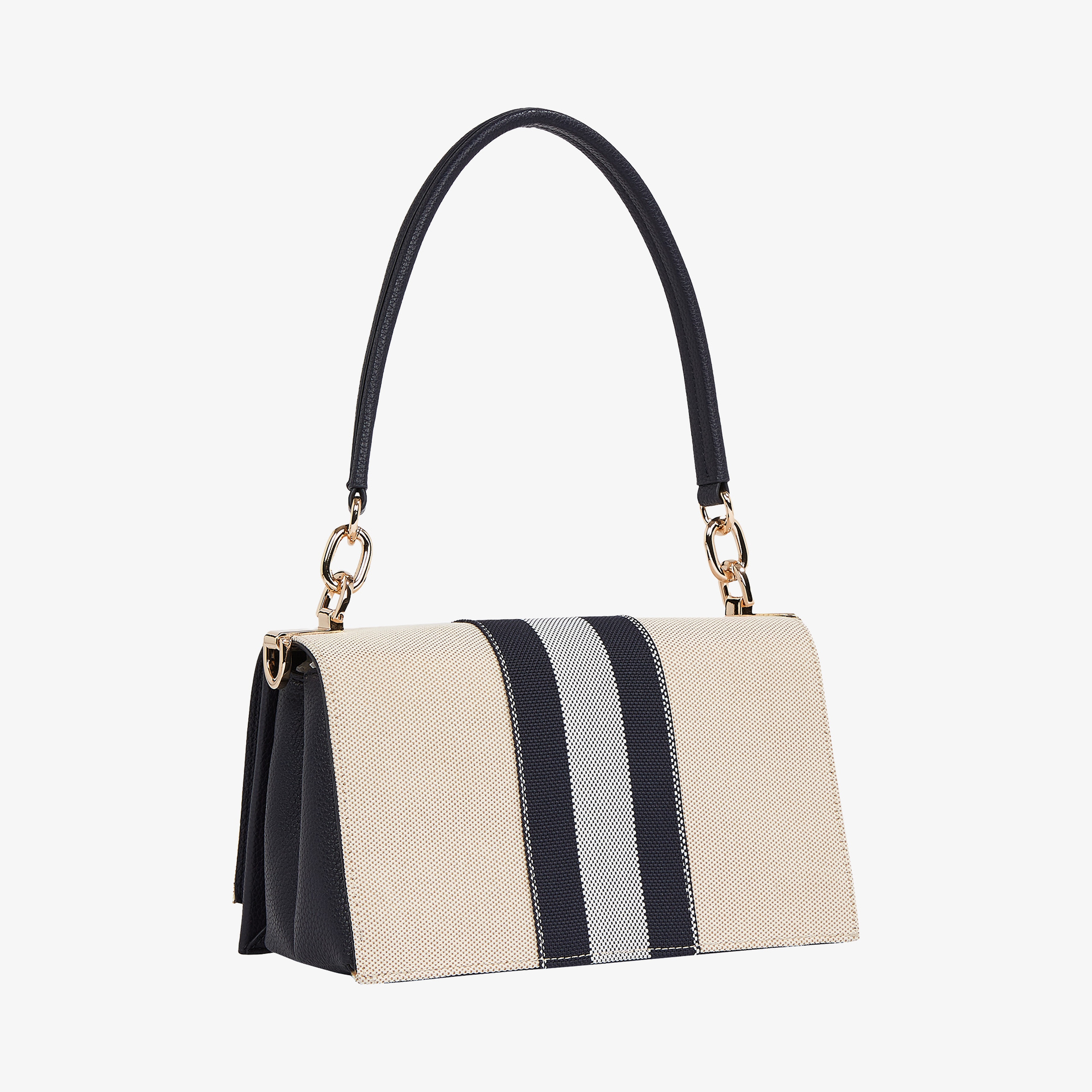 Tommy Hilfiger Crossover Canvas Kadın Mavi El Çantası