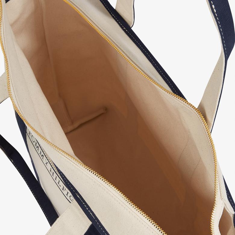 Tommy Hilfiger Summer Canvas Kadın Lacivert El Çantası