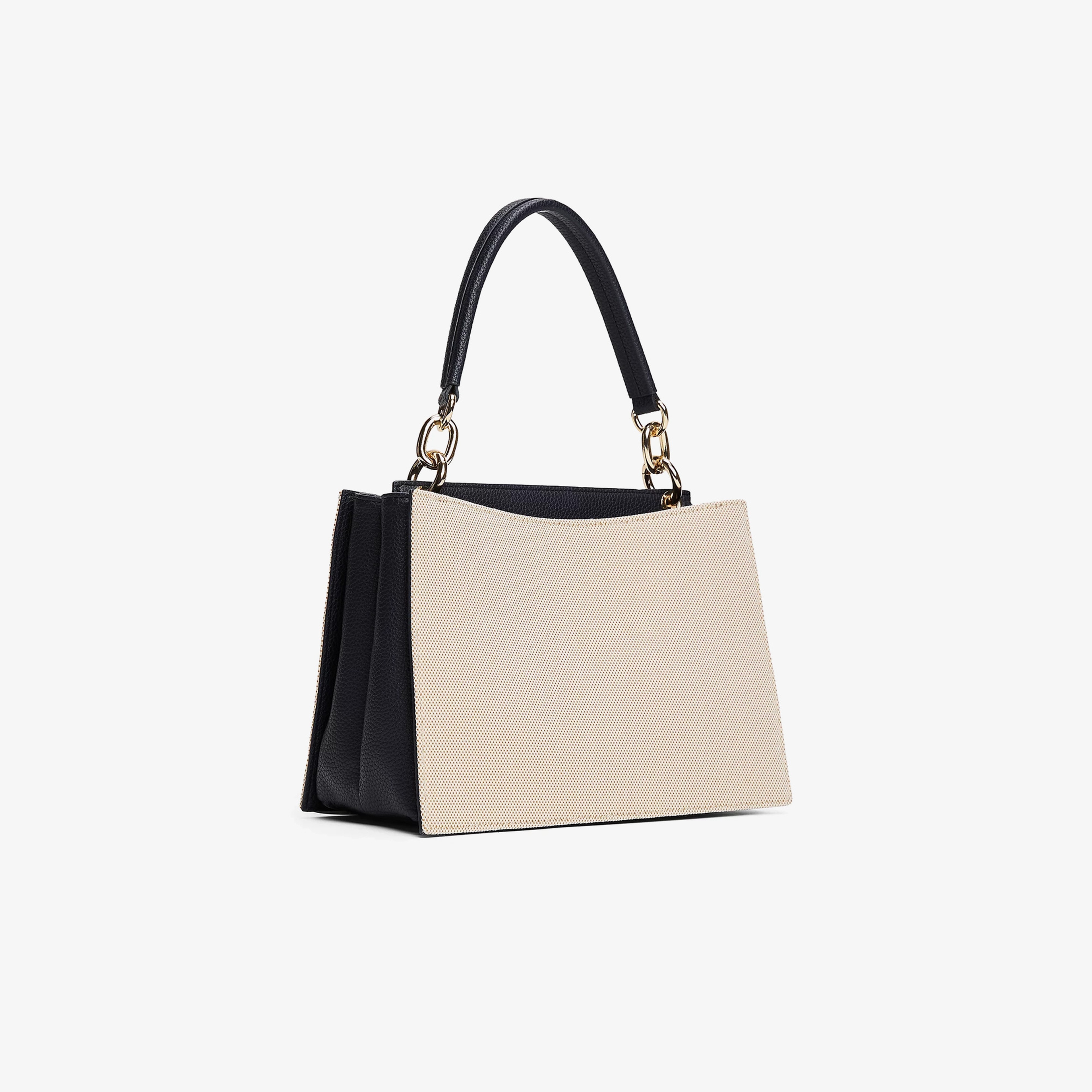 Tommy Hilfiger Mini Tote Canvas Stripe Kadın Krem El Çantası