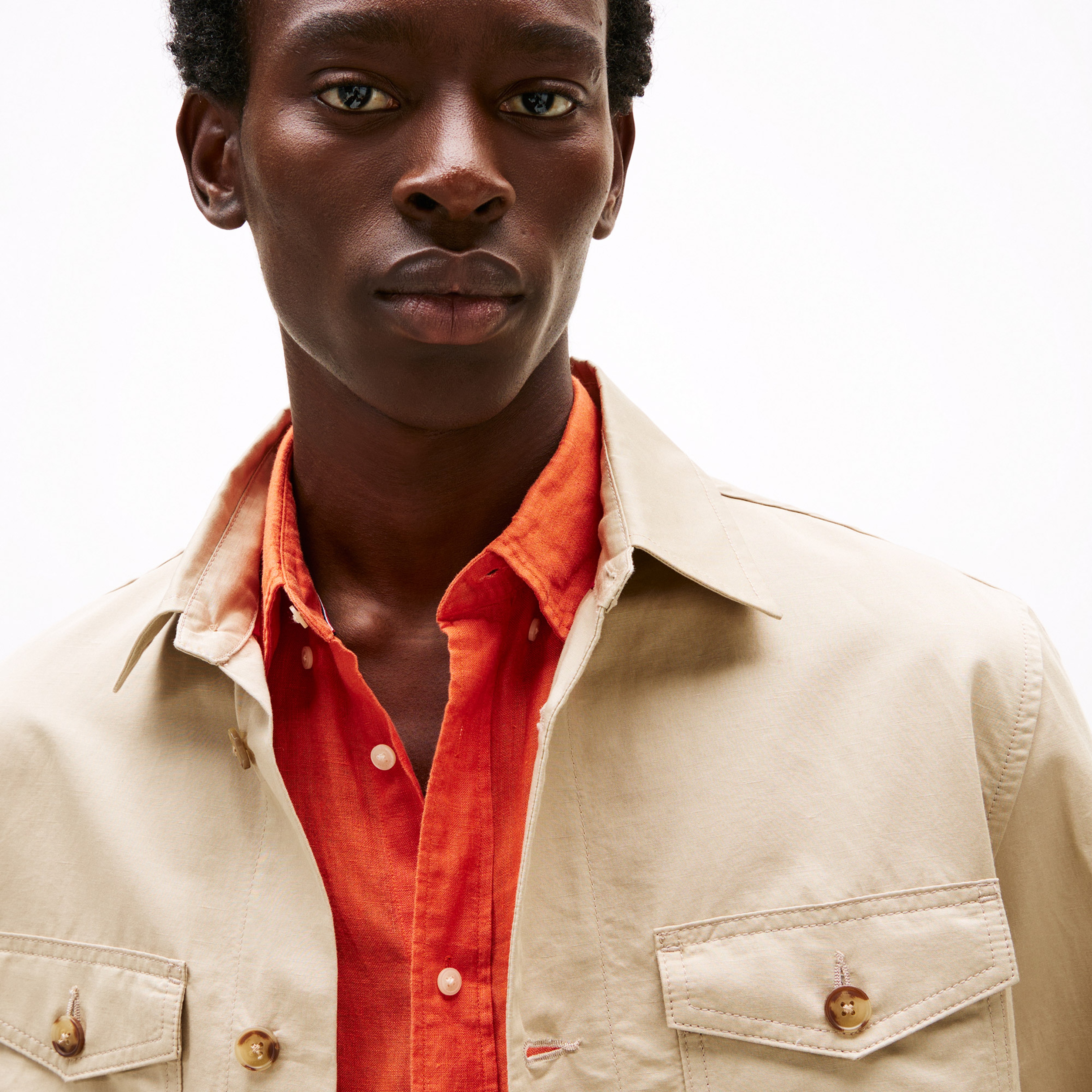 Tommy Hilfiger Performance Erkek Bej Ceket