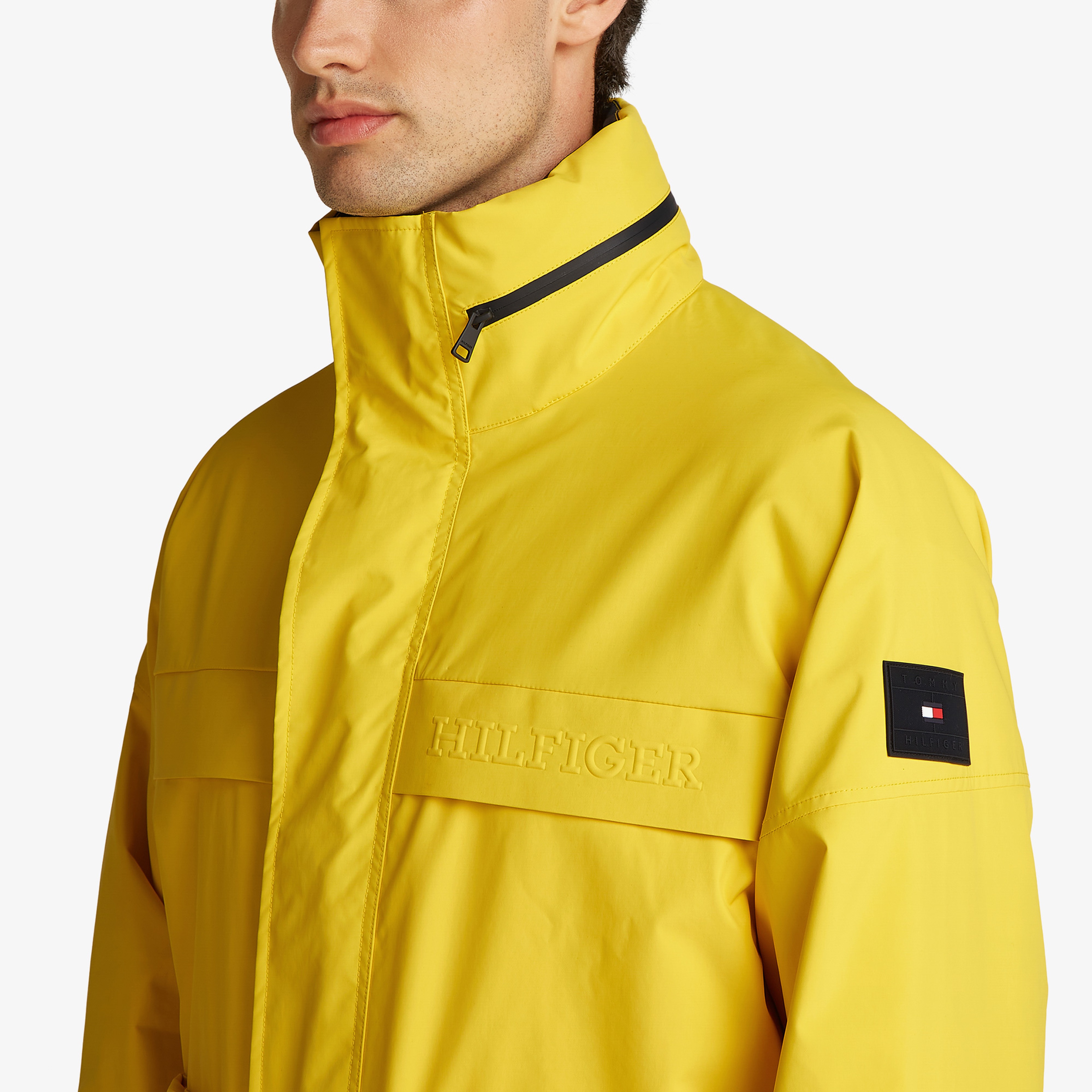 Tommy Hilfiger Regatta Mid Length Erkek Sarı Ceket