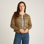 Tommy Hilfiger Ul Down Knit Mix Jkt Kadın Kahverengi Ceket