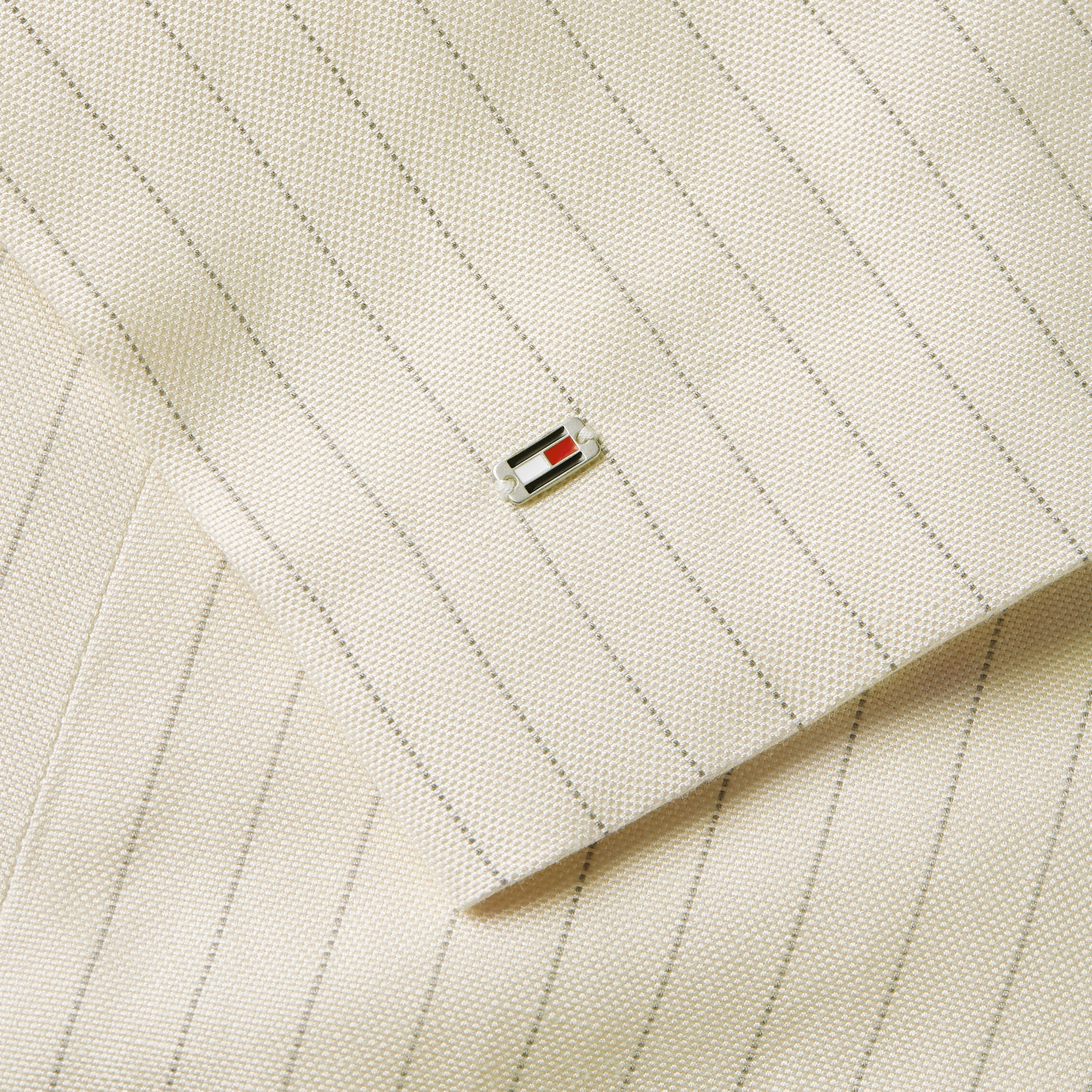 Tommy Hilfiger Viscose Linen Relaxed Sb Blazer Kadın Beyaz Ceket