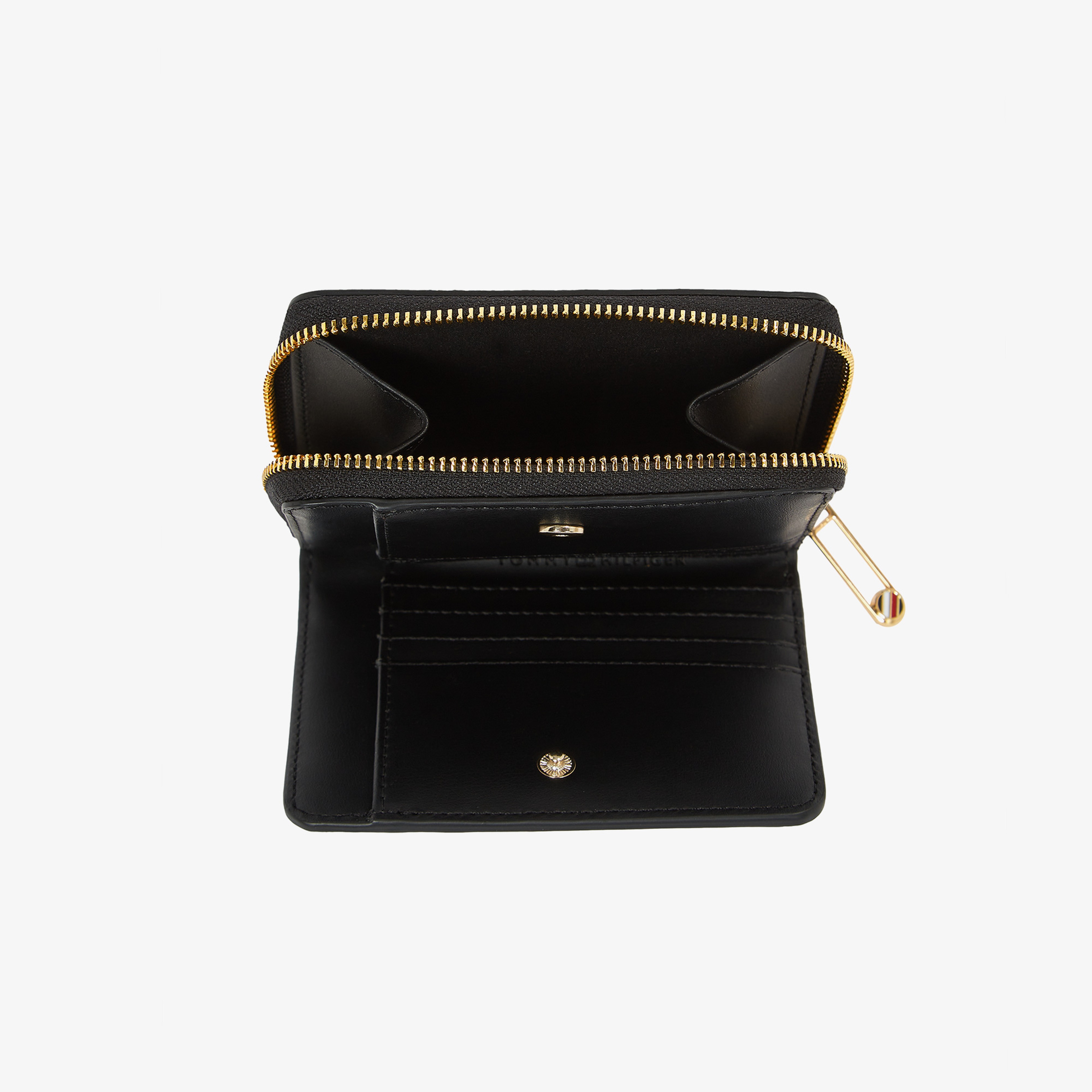 Tommy Hilfiger Soft Logotape Kadın Siyah Cüzdan