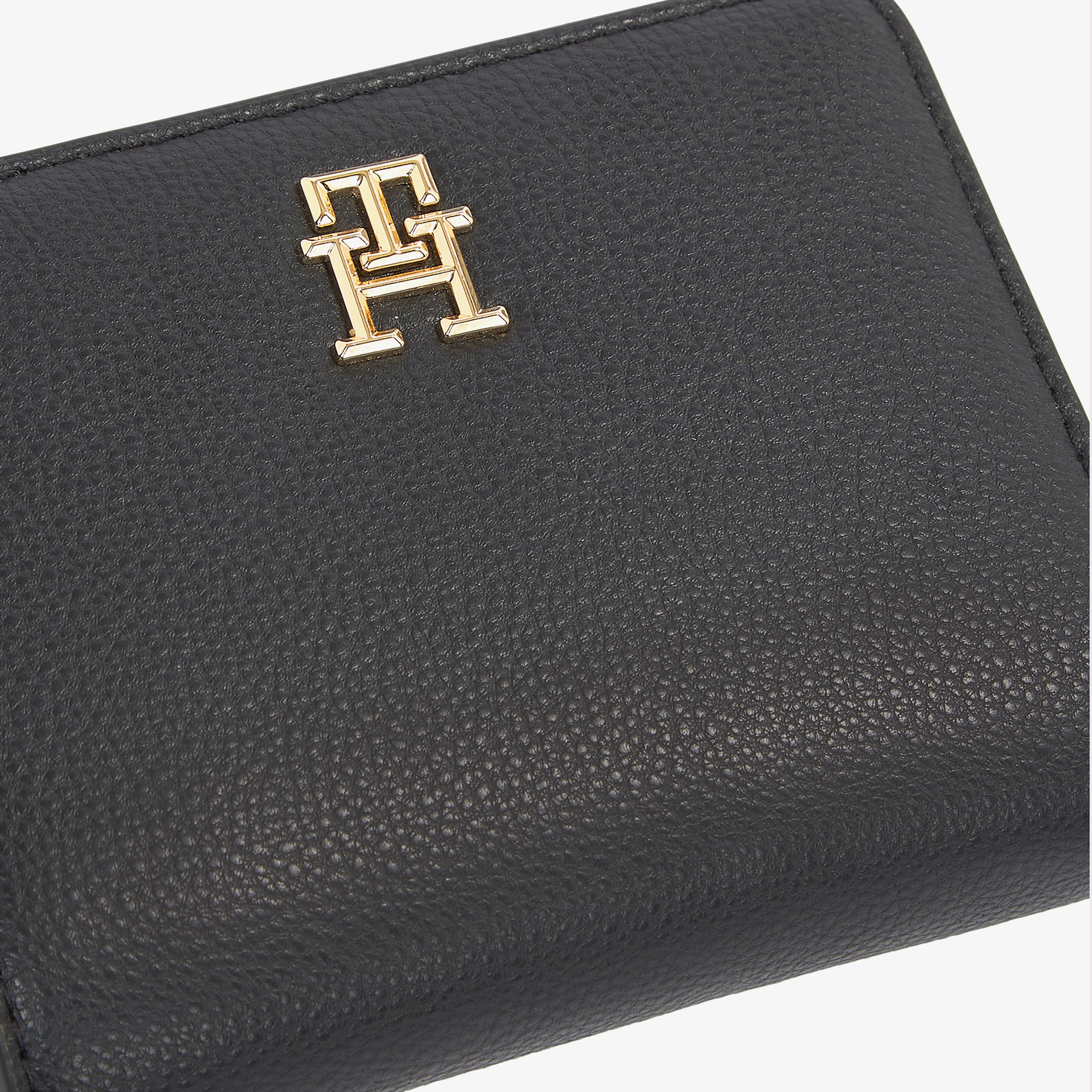 Tommy Hilfiger Soft Logotape Kadın Siyah Cüzdan