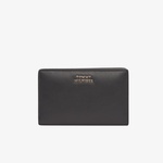 Tommy Hilfiger Leather Med Kadın Siyah Cüzdan