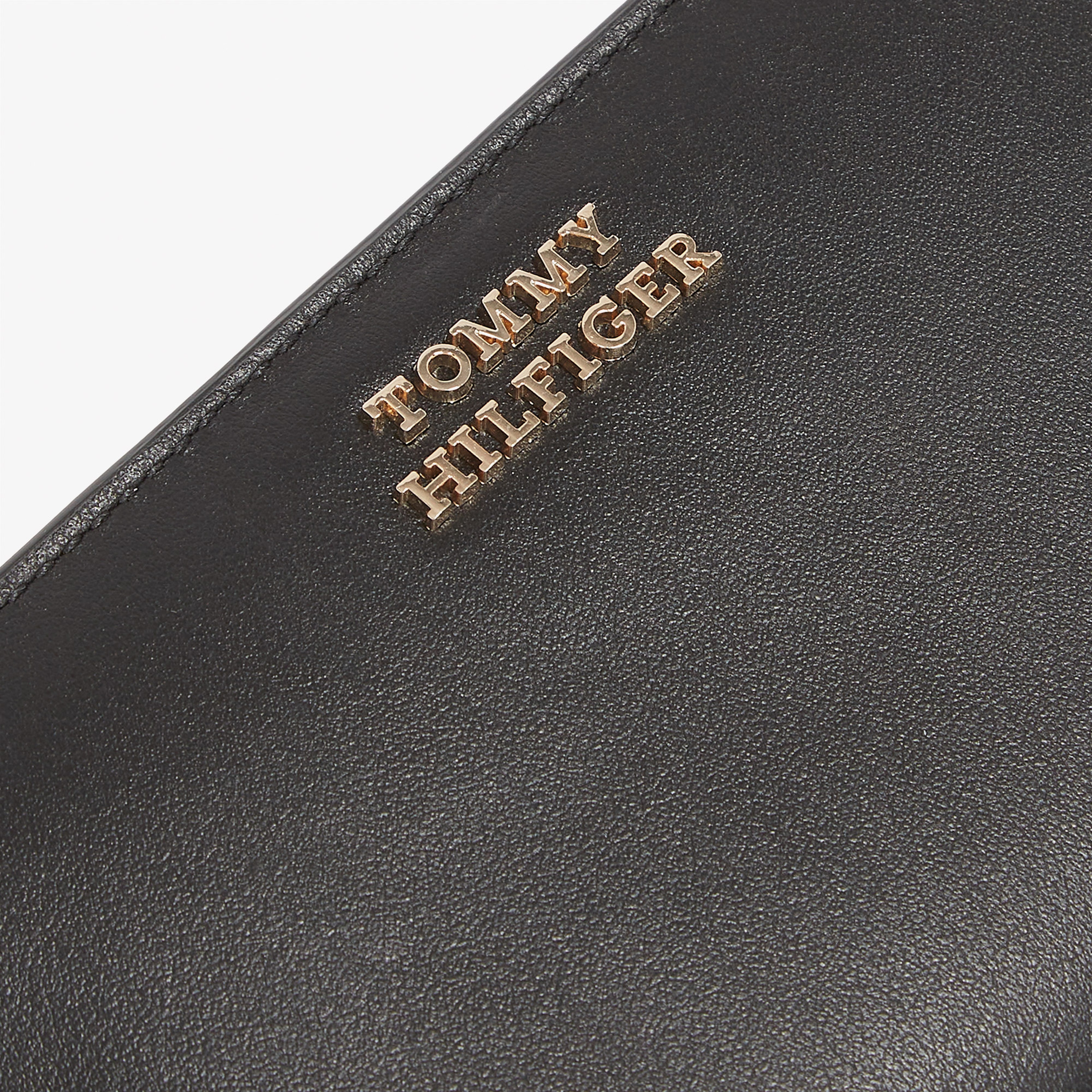 Tommy Hilfiger Leather Med Kadın Siyah Cüzdan