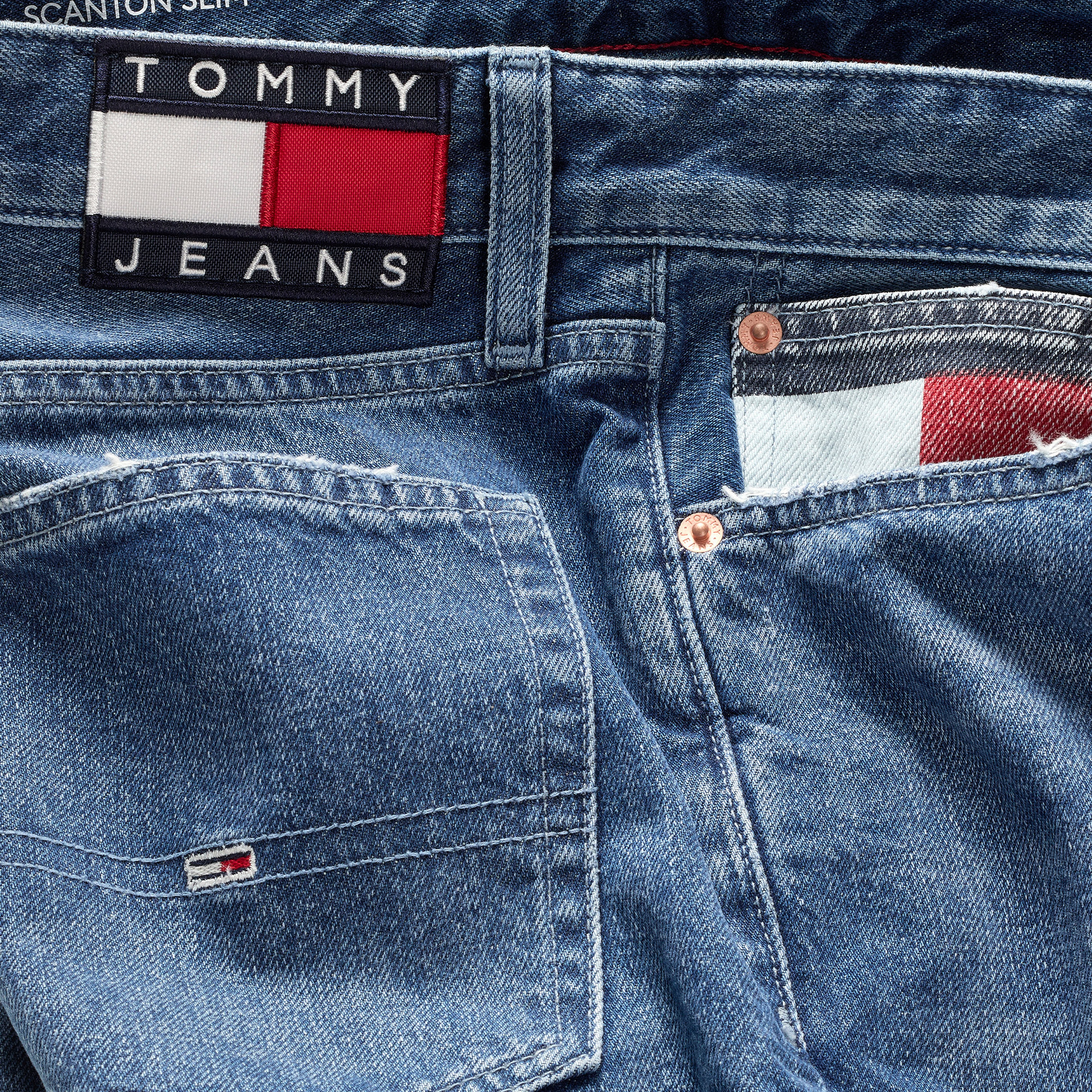 Tommy Hilfiger Jeans Scanton Slim Erkek Mavi Jean