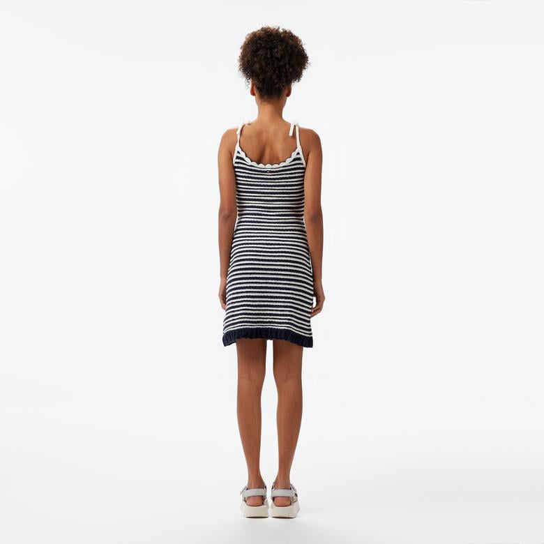 Tommy Jeans Tjcw Breton Stripe Kadın Lacivert Elbise