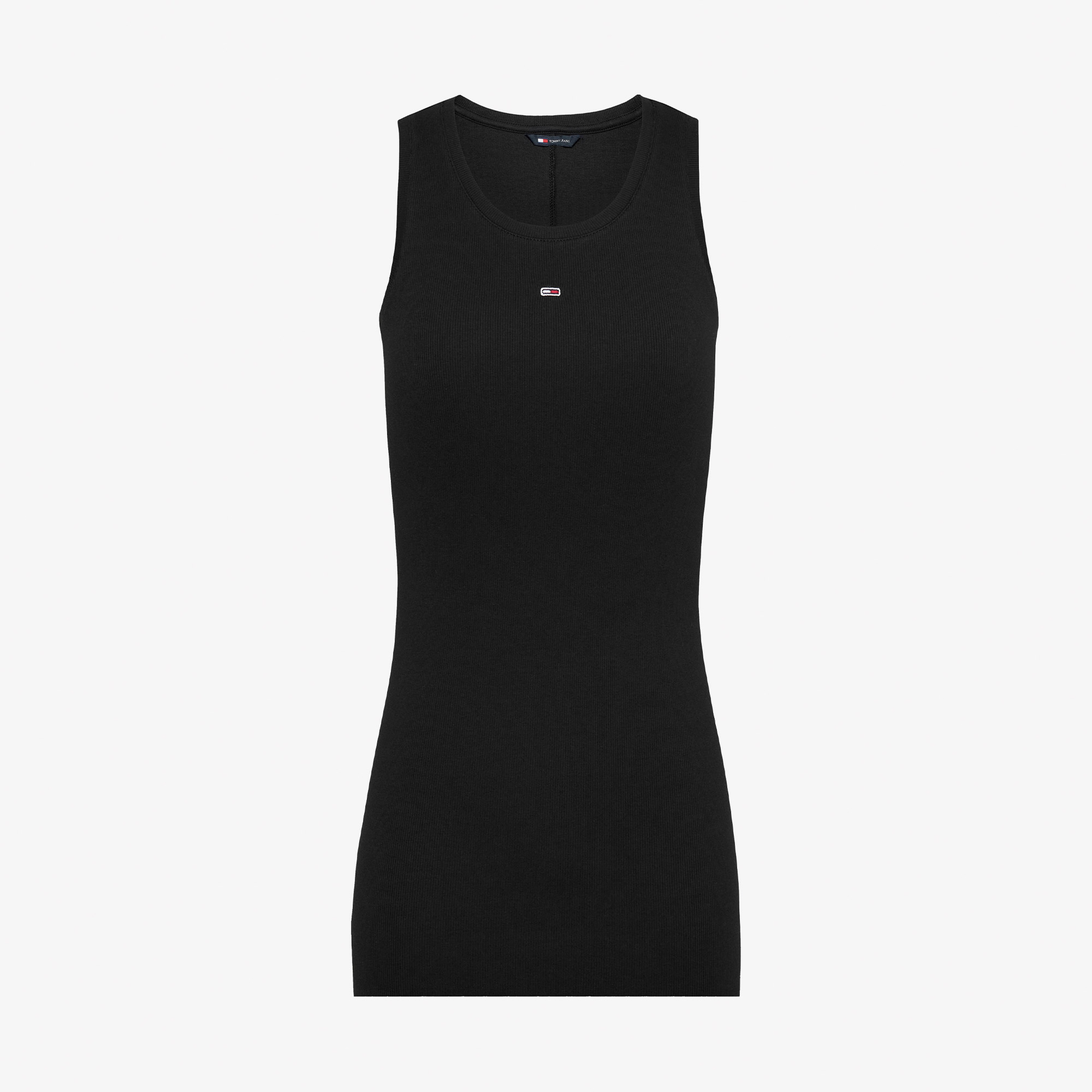 Tommy Jeans Essential Rib Bodycon Ext Kadın Siyah Elbise