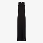 Tommy Hilfiger Slim 5X2 Rib Midi Kadın Siyah Elbise
