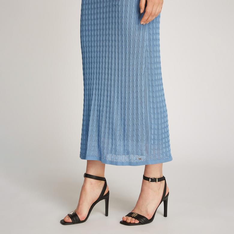 Tommy Hilfiger Kadın Mavi Elbise