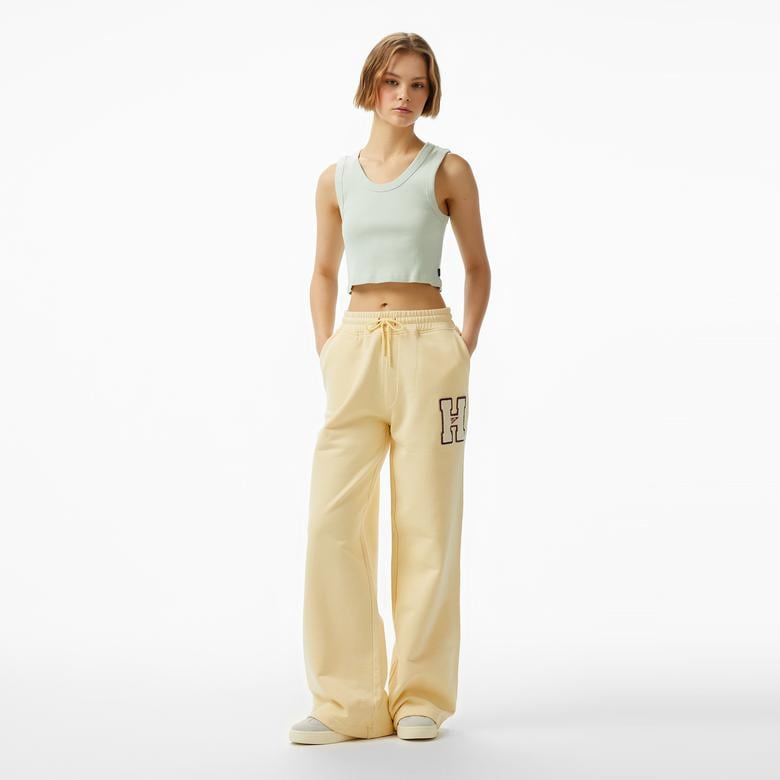 Tommy Jeans H Graphic Kadın Sarı Eşofman Altı