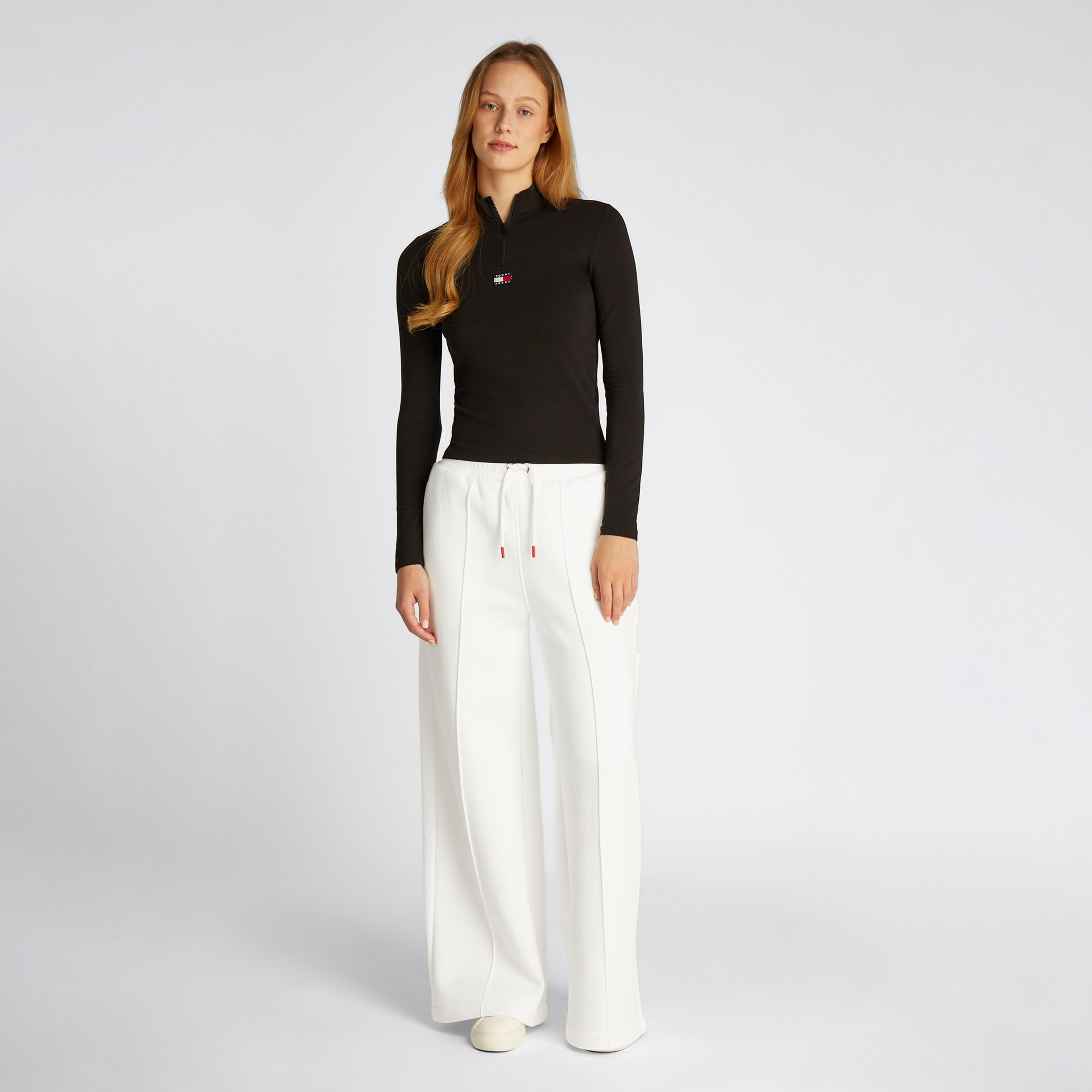 Tommy Jeans Rwb Graphic Terry Kadın Beyaz Eşofman Altı