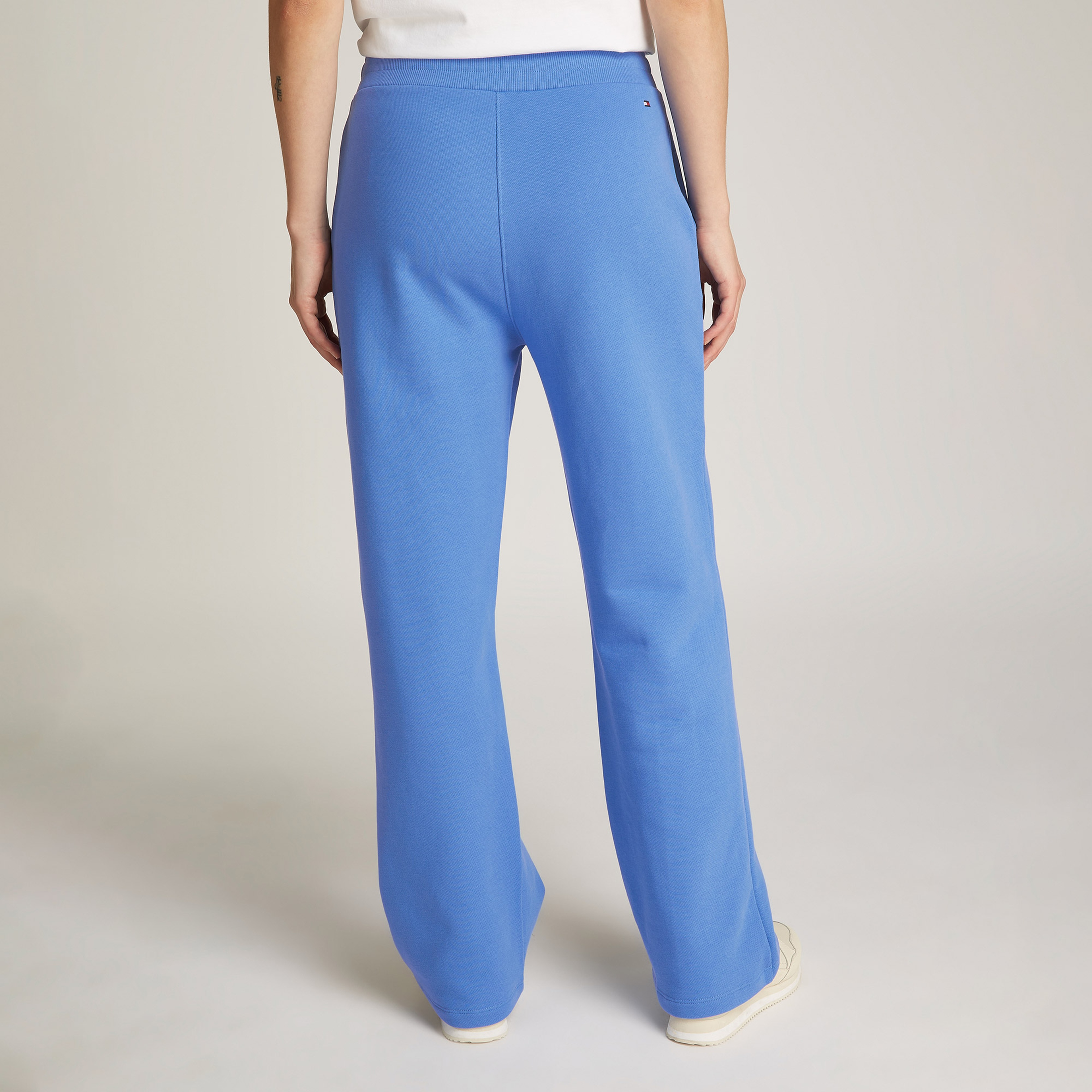 Tommy Hilfiger Varsity Graphic Straight Kadın Mavi Eşofman Altı