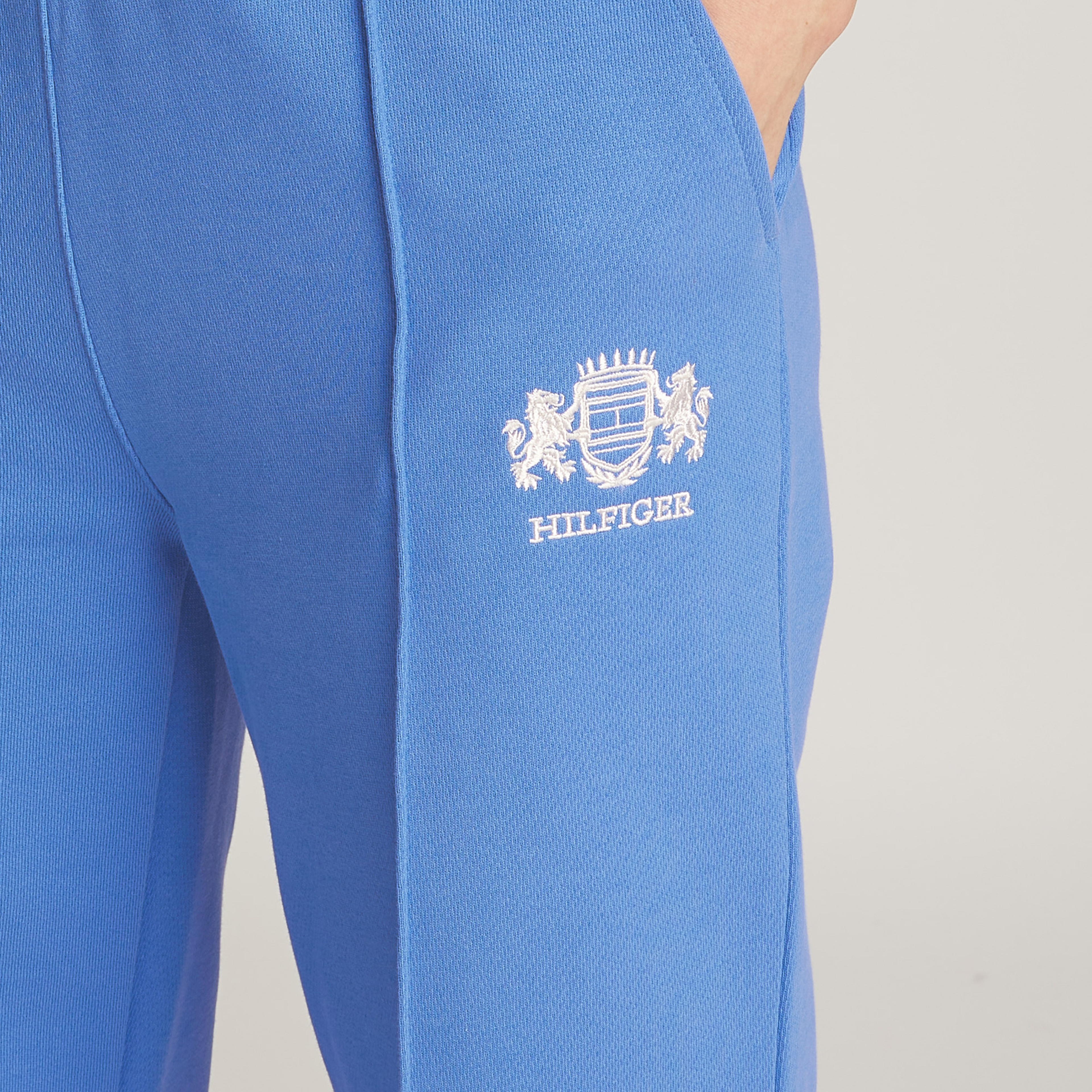 Tommy Hilfiger Varsity Graphic Straight Kadın Mavi Eşofman Altı