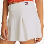 Tommy Jeans Pique Badge F&F Ext Kadın Beyaz Etek