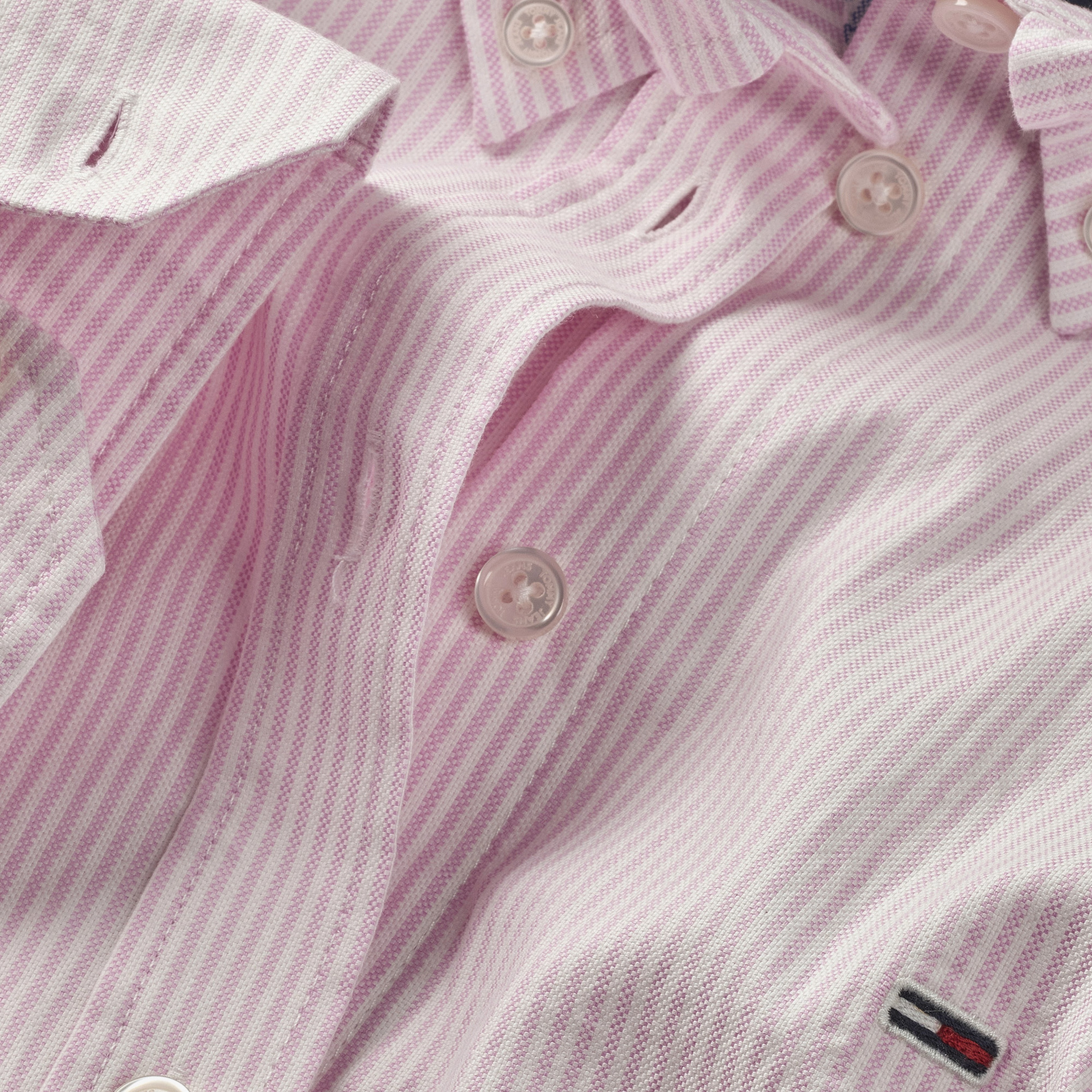 Tommy Jeans Reg Oxford Kadın Pembe Gömlek