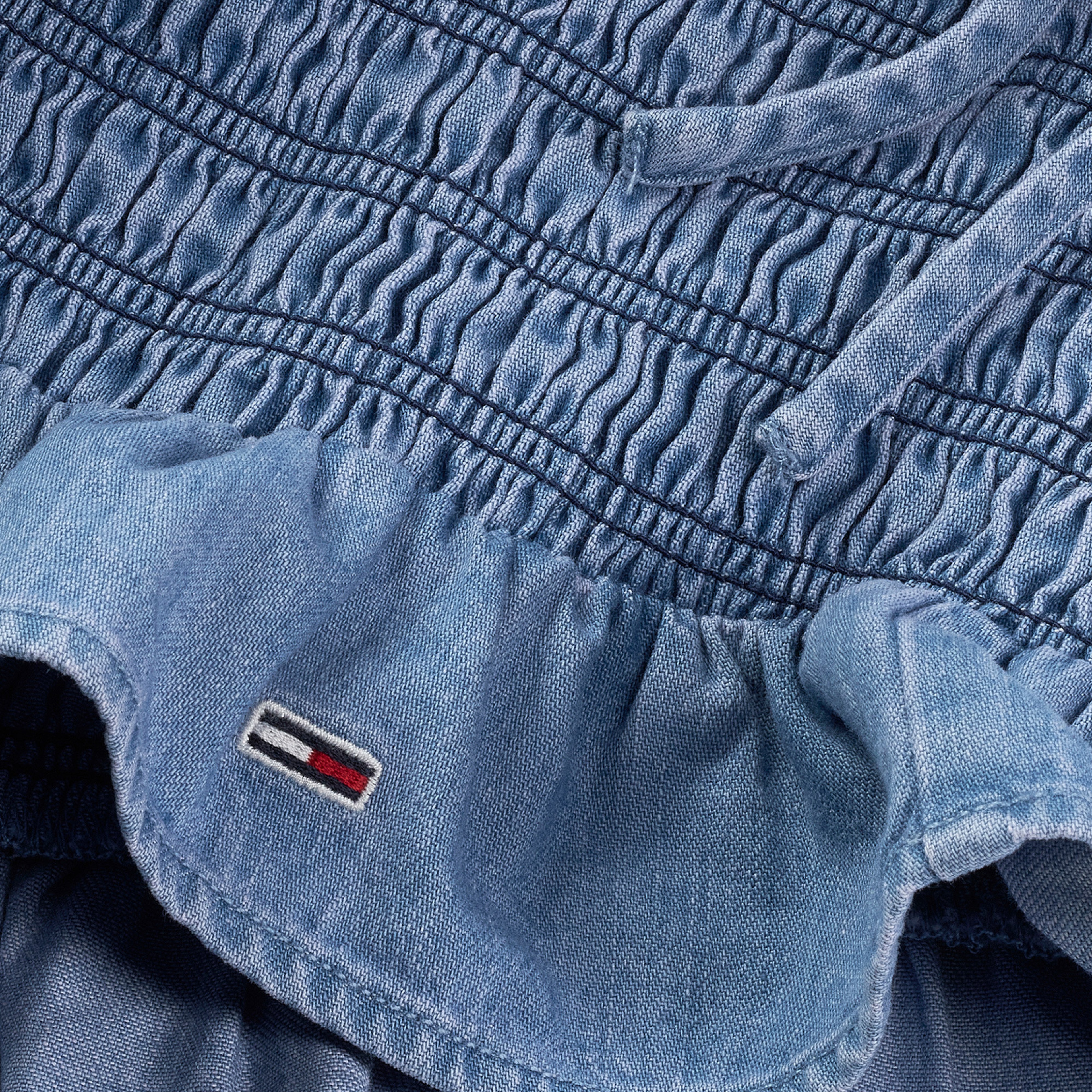 Tommy Jeans Ruched Chambray Kadın Lacivert Askılı T-Shirt