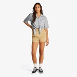 Tommy Jeans Crp Linen Kadın Lacivert Gömlek